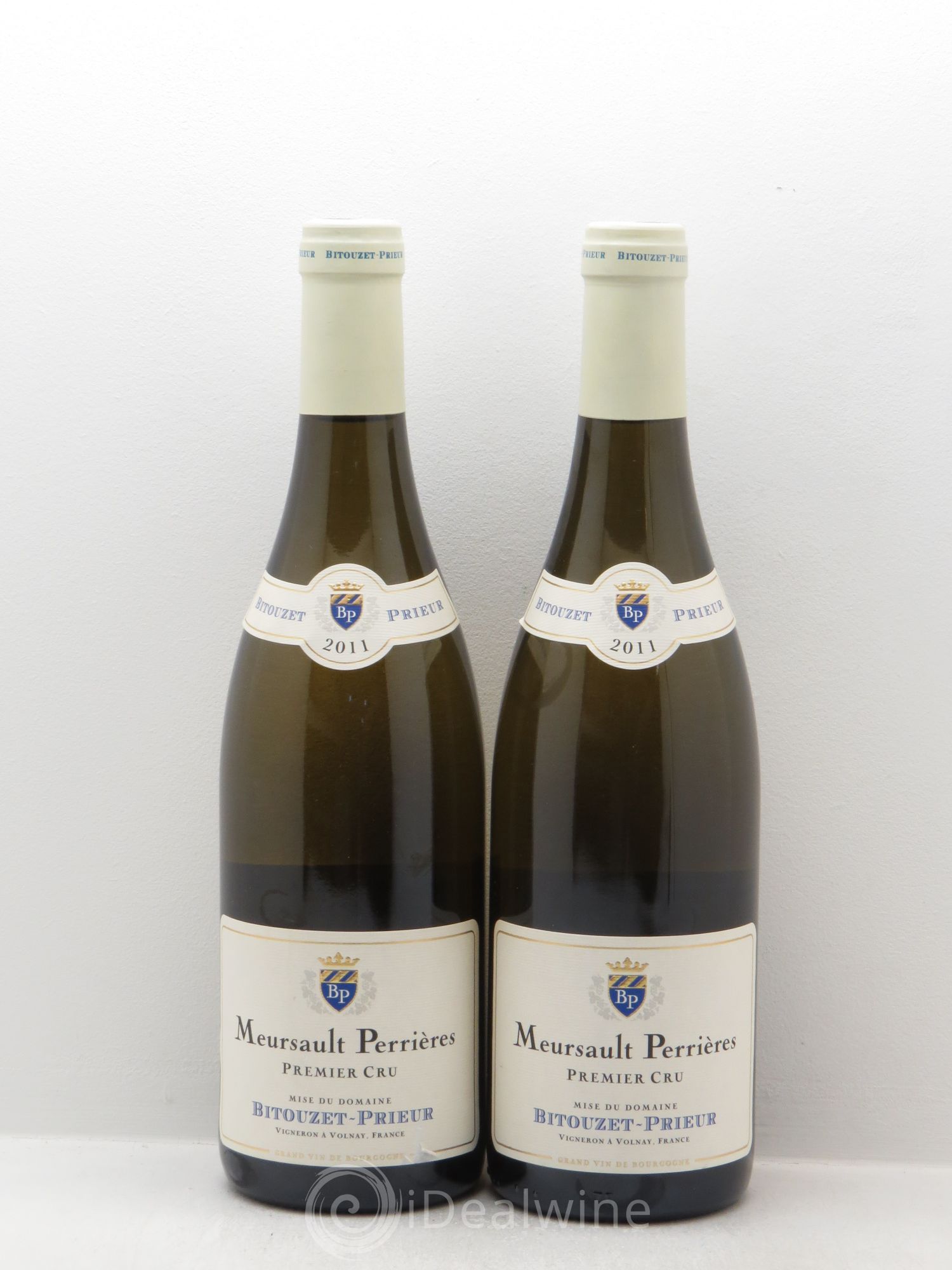 Meursault 1er Cru Domaine Bitouzet-Prieur 2011 - Posten von 2 Flaschen - 0