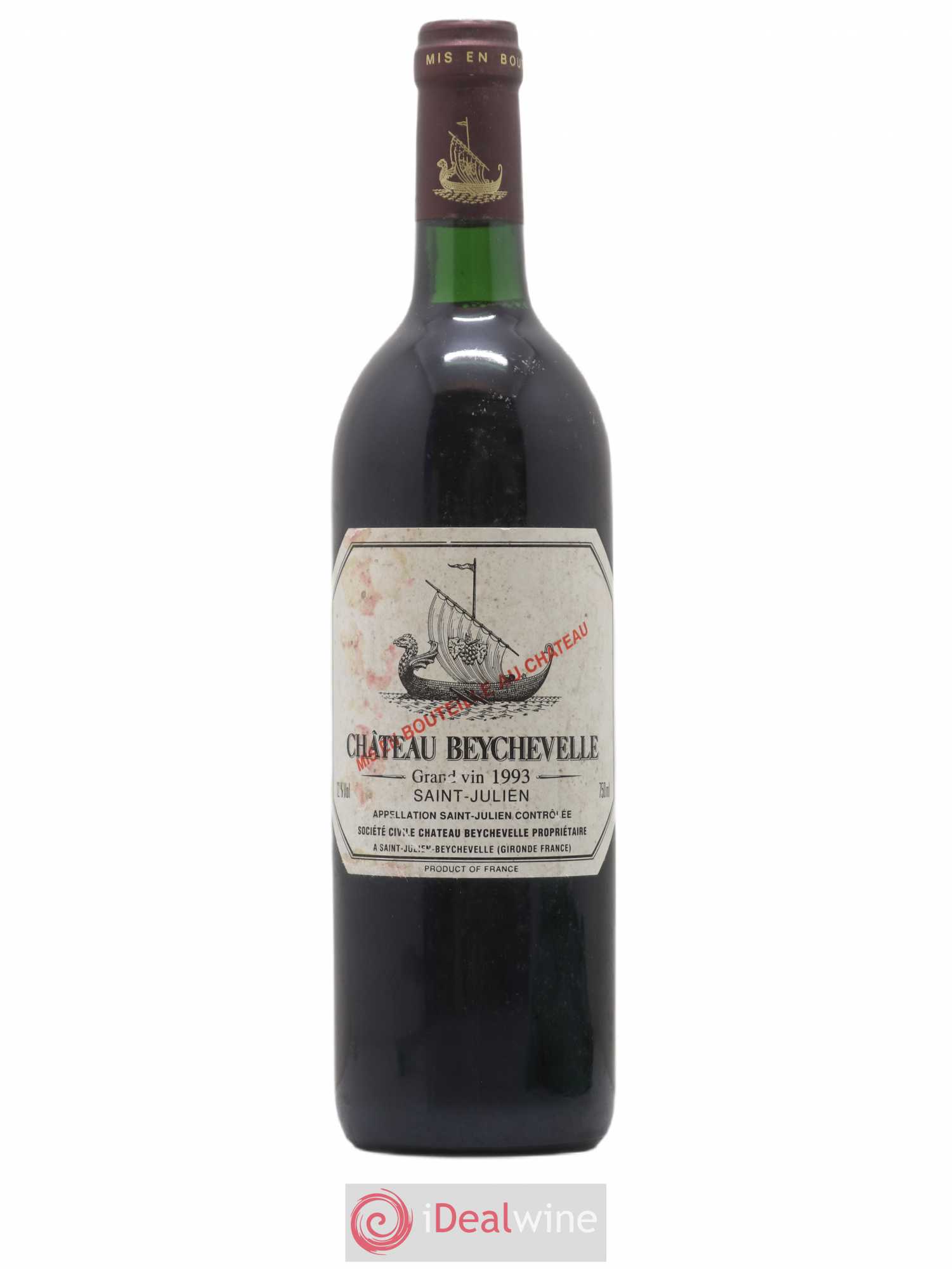 Château Beychevelle 4ème Grand Cru Classé 1993 - Lot de 1 bouteille - 0