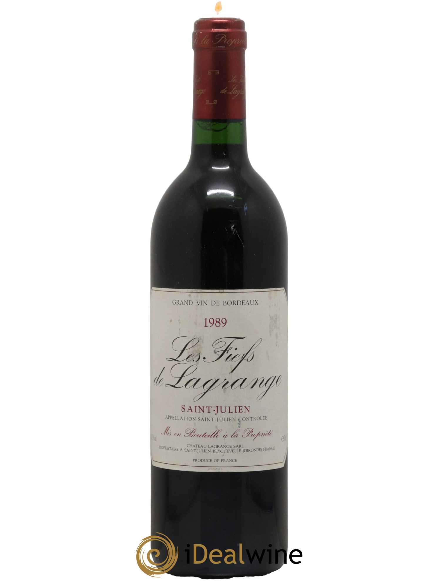 Les Fiefs de Lagrange Second Vin 1989 - Lot de 1 bouteille - 0