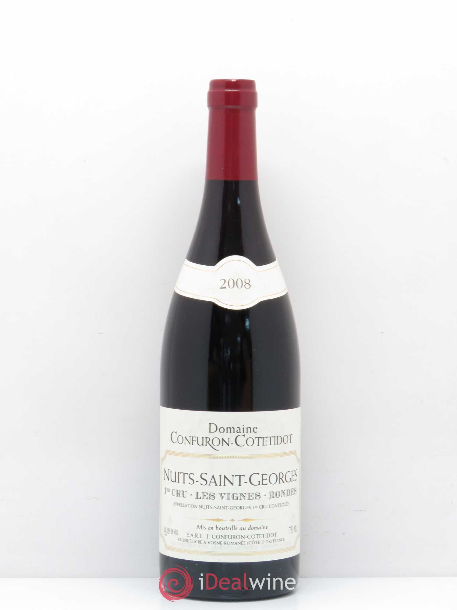 Nuits-Saint-Georges 1er Cru Les Vignes Rondes Confuron-Cotetidot 2008 - Lot de 1 bouteille - 0