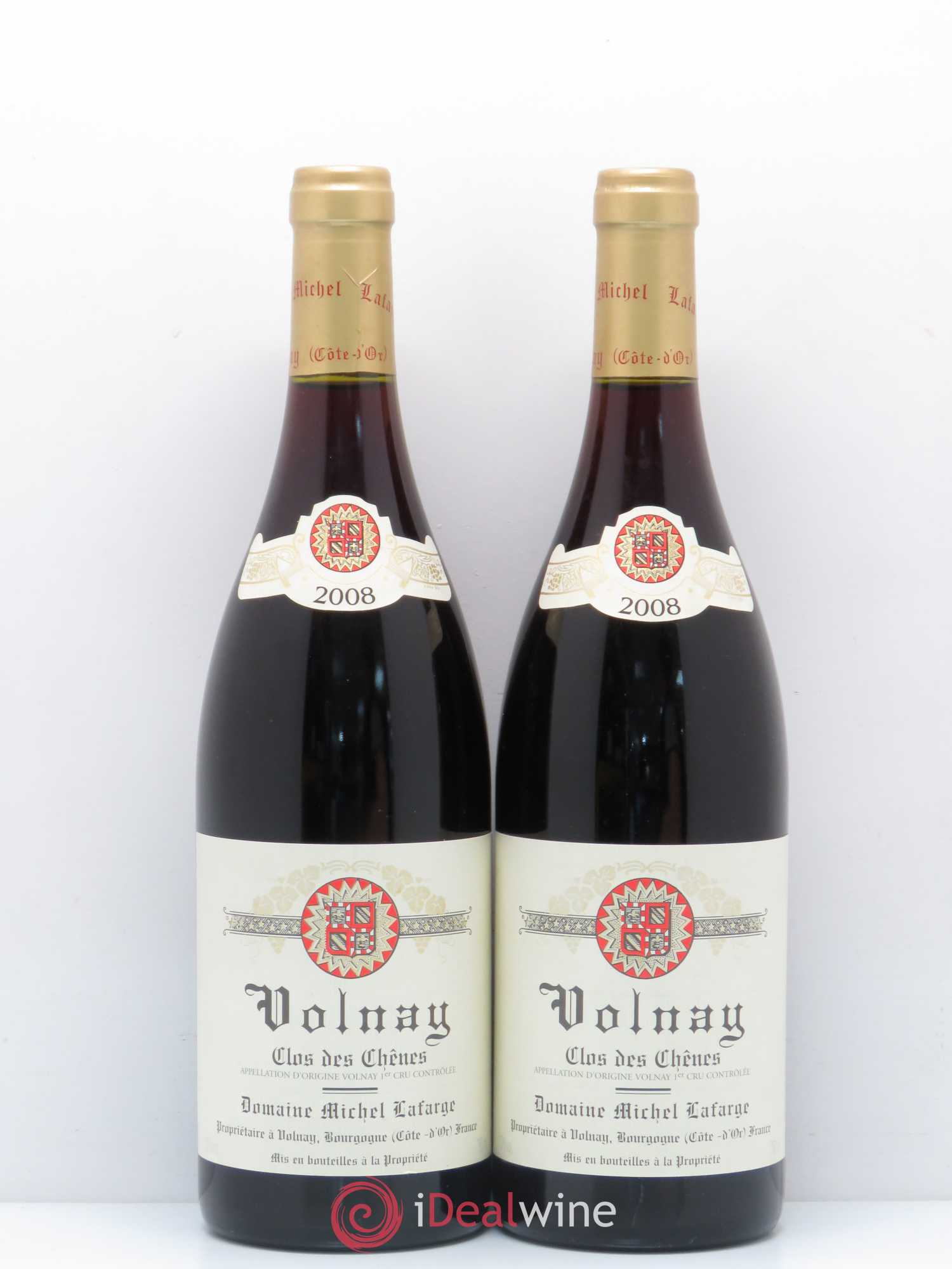 Volnay 1er Cru Clos des Chênes Lafarge (Domaine) 2008 - Lot de 2 bouteilles - 0