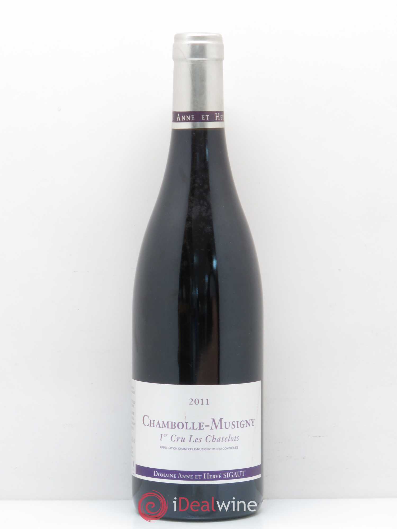 Chambolle-Musigny 1er Cru Les Chatelots Sigaut Hervé 2011 - Posten von 1 Flasche - 0