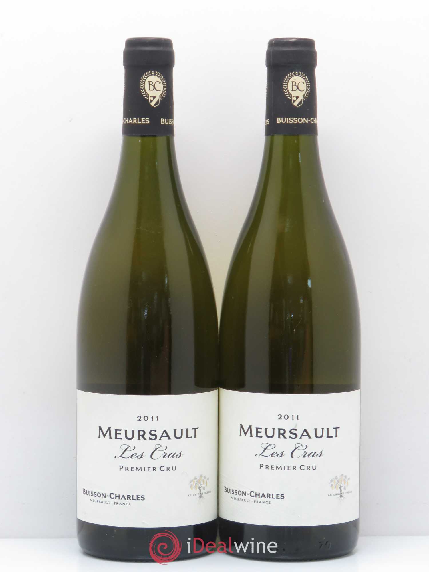 Meursault 1er Cru Les Cras Buisson Charles 2011 - Posten von 2 Flaschen - 0