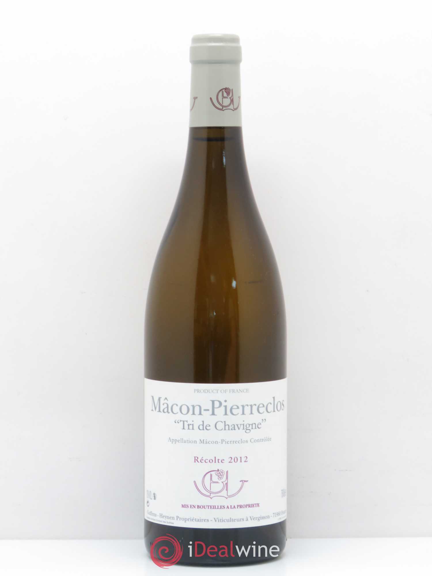 Mâcon Pierreclos Tri de Chavigne Domaine Guffens Heynen 2012 - Posten von 1 Flasche - 0