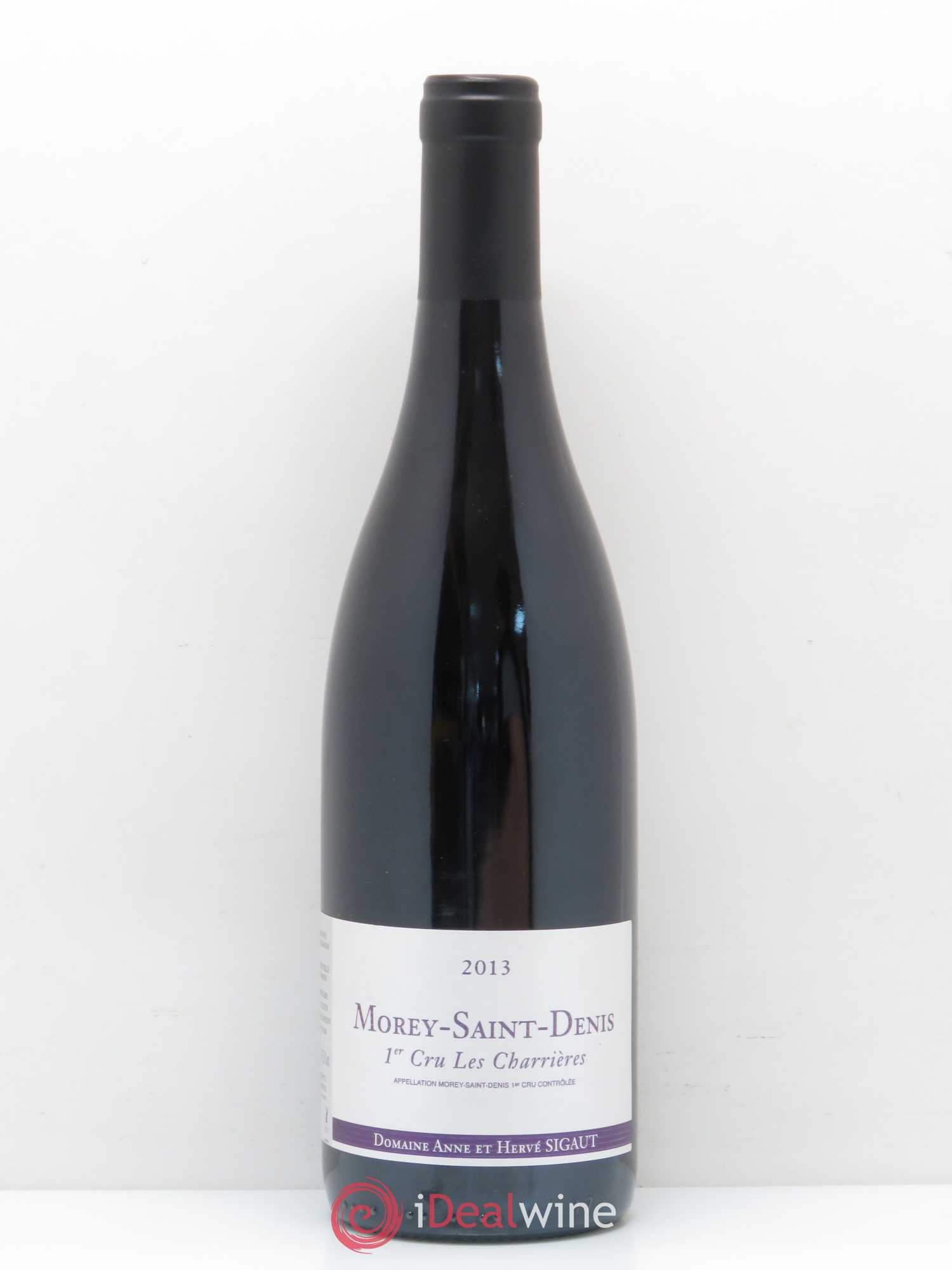 Morey-Saint-Denis 1er Cru Les Charrières Sigault Hervé 2013 - Posten von 1 Flasche - 0