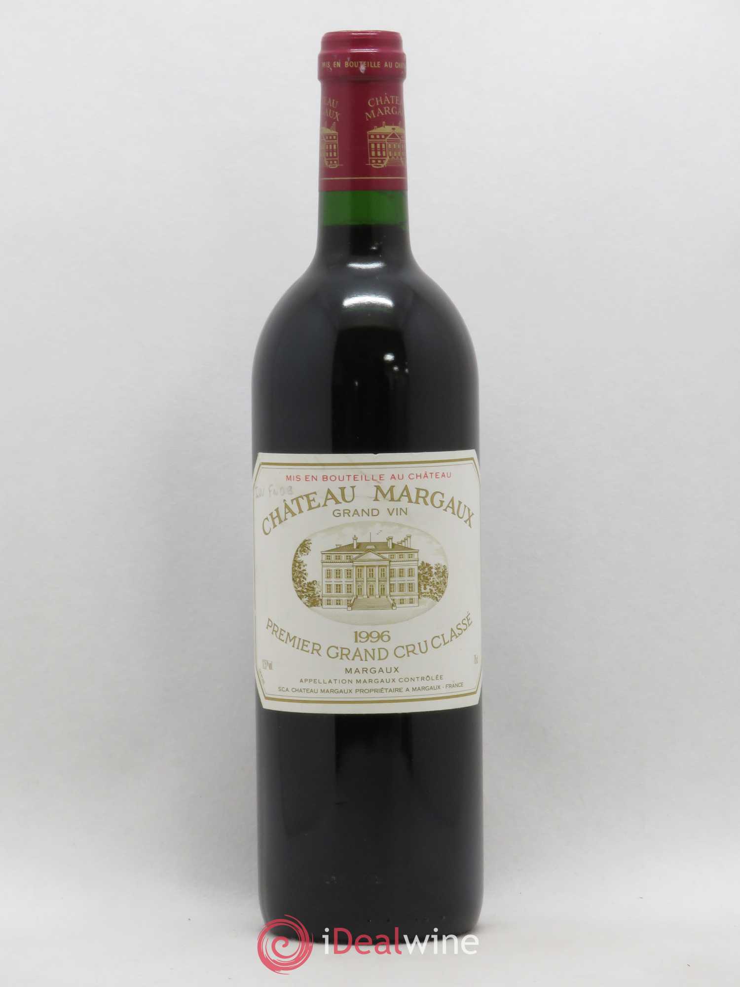 Château Margaux 1er Grand Cru Classé 1996 - Lot de 1 bouteille - 0
