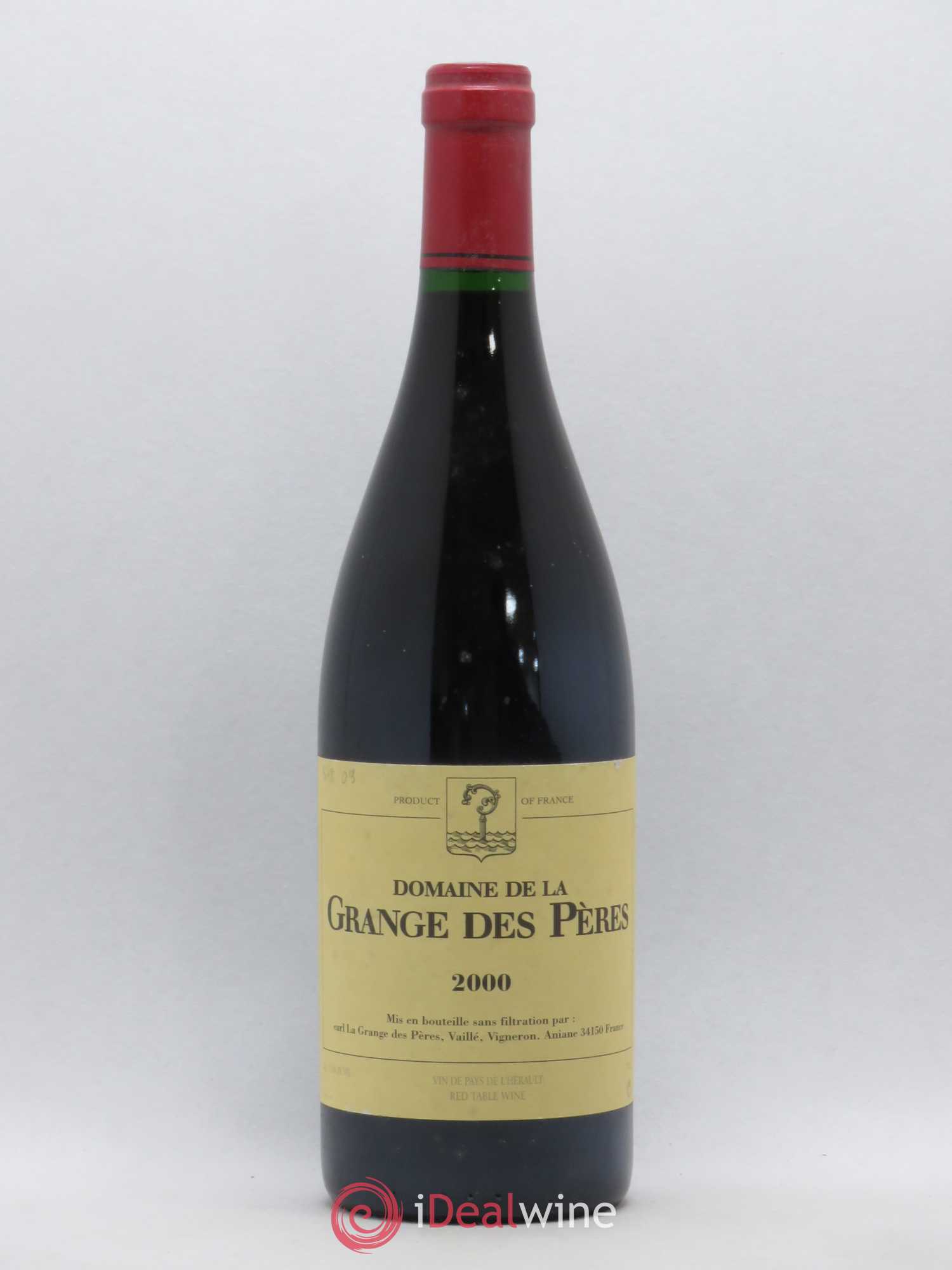 Pays d'Hérault Grange des Pères Laurent Vaillé 2000 - Lot de 1 bouteille - 0