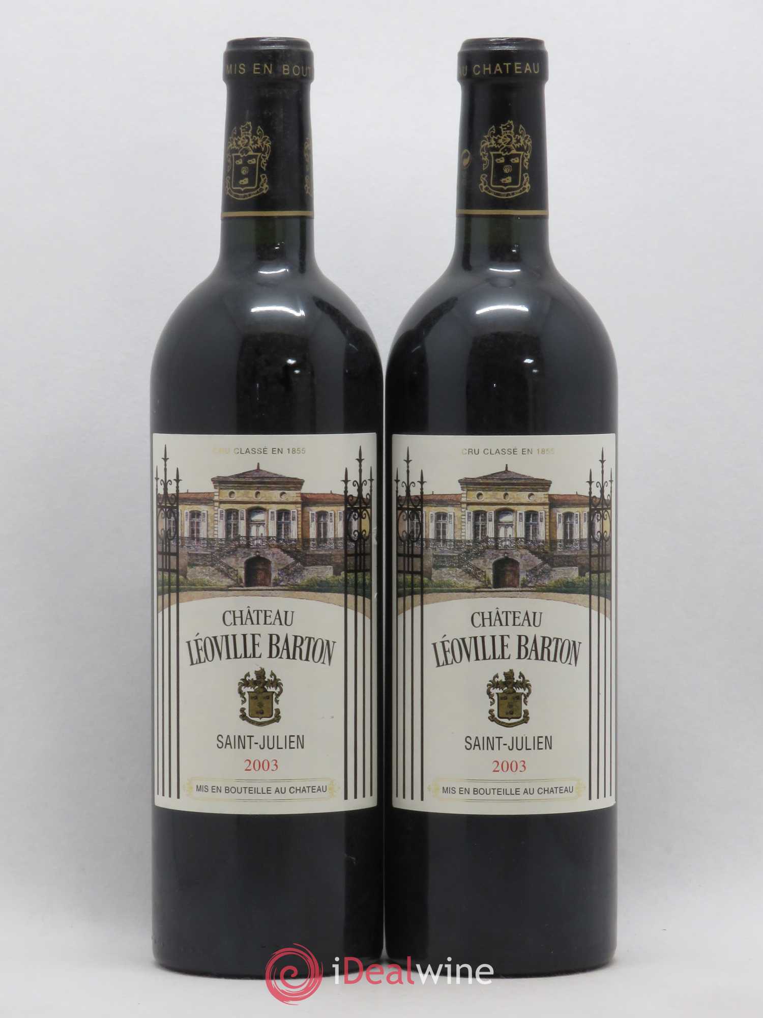 Château Léoville Barton 2ème Grand Cru Classé 2003 - Lot de 2 bouteilles - 0