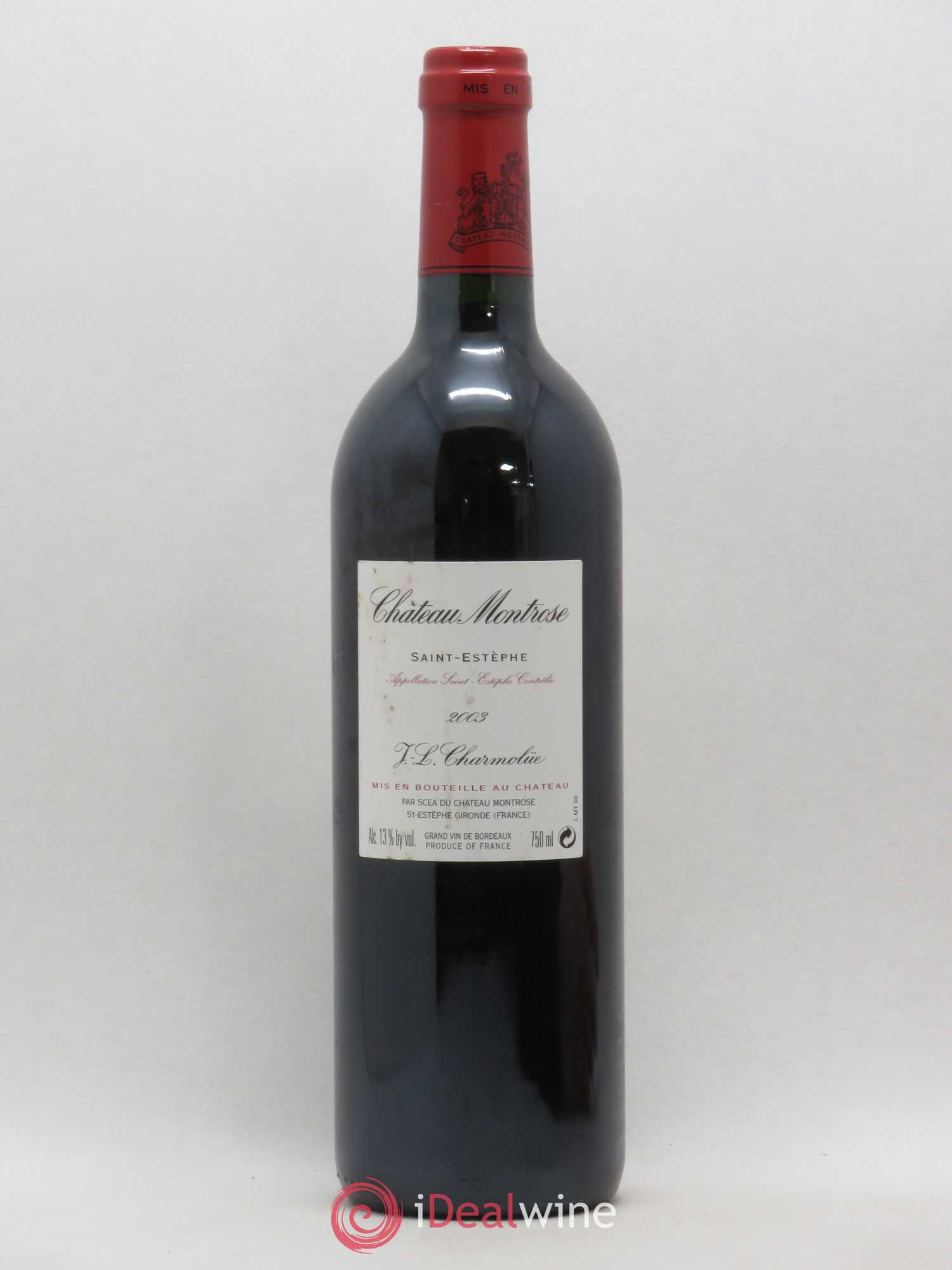 Château Montrose 2ème Grand Cru Classé 2003 - Lot de 1 bouteille - 1