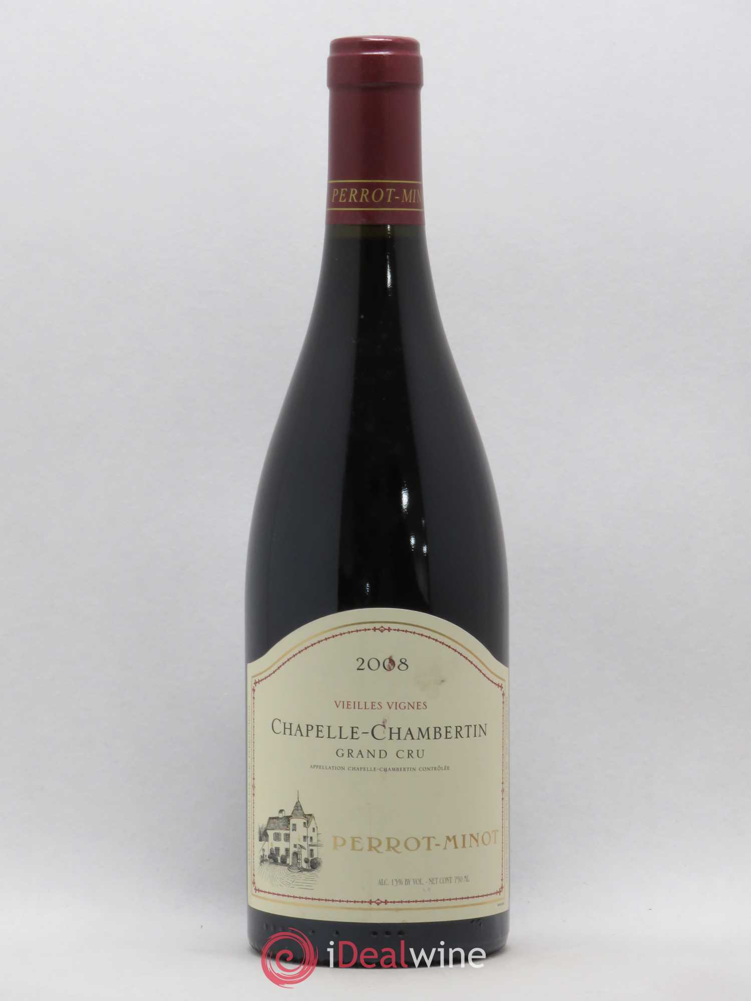 Chapelle-Chambertin Grand Cru Vieilles vignes Perrot-Minot 2008 - Lot de 1 bouteille - 0