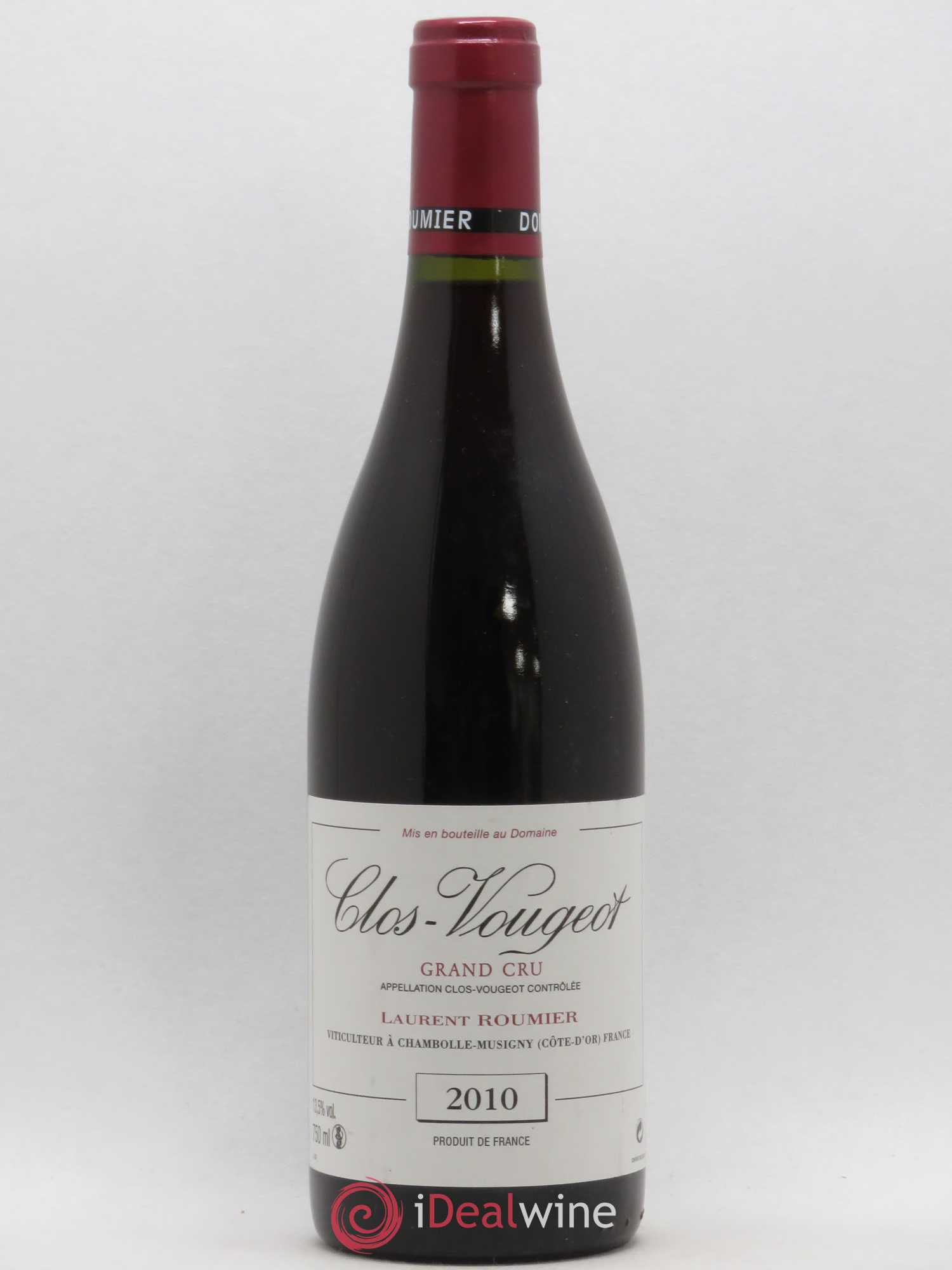 Clos de Vougeot Grand Cru Laurent Roumier 2010 - Lot de 1 bouteille - 0