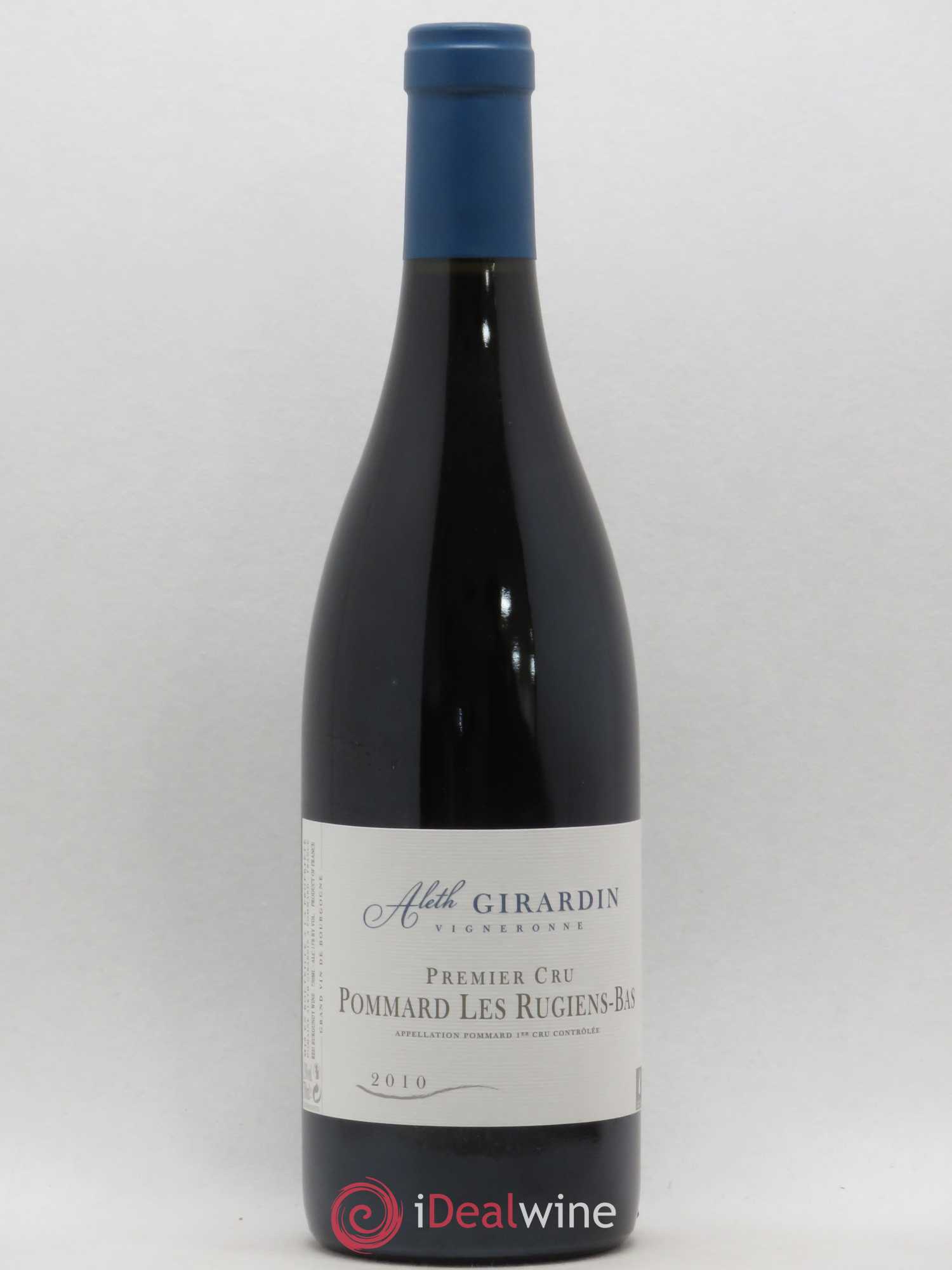 Pommard 1er Cru Rugiens Bas Aleth Girardin 2010 - Lot de 1 bouteille - 0