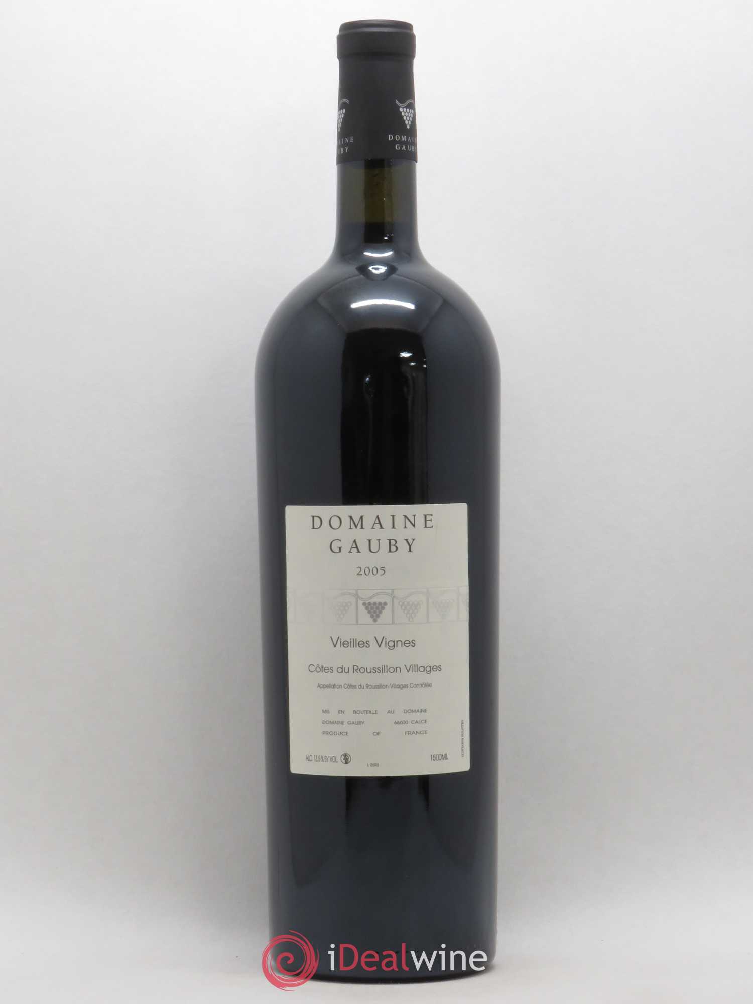 Côtes du Roussillon Villages Vieilles vignes Gauby (Domaine) 2005 - Lot de 1 magnum - 0
