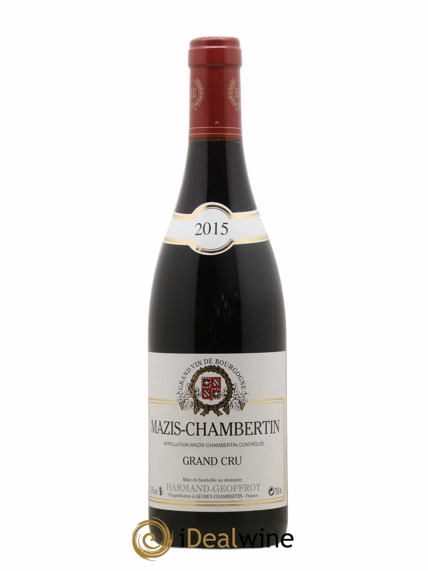 Mazis-Chambertin Grand Cru Harmand-Geoffroy (Domaine) 2015 - Lot de 1 bouteille - 0