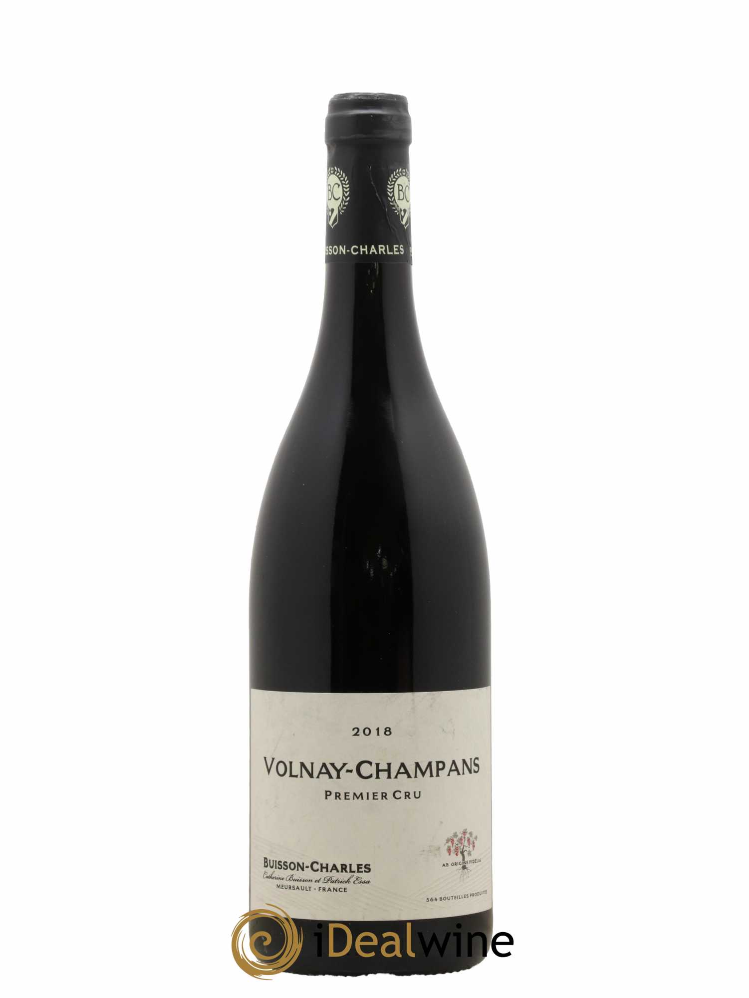 Volnay 1er Cru Champans domaine Buisson Charles 2018 - Posten von 1 Flasche - 0