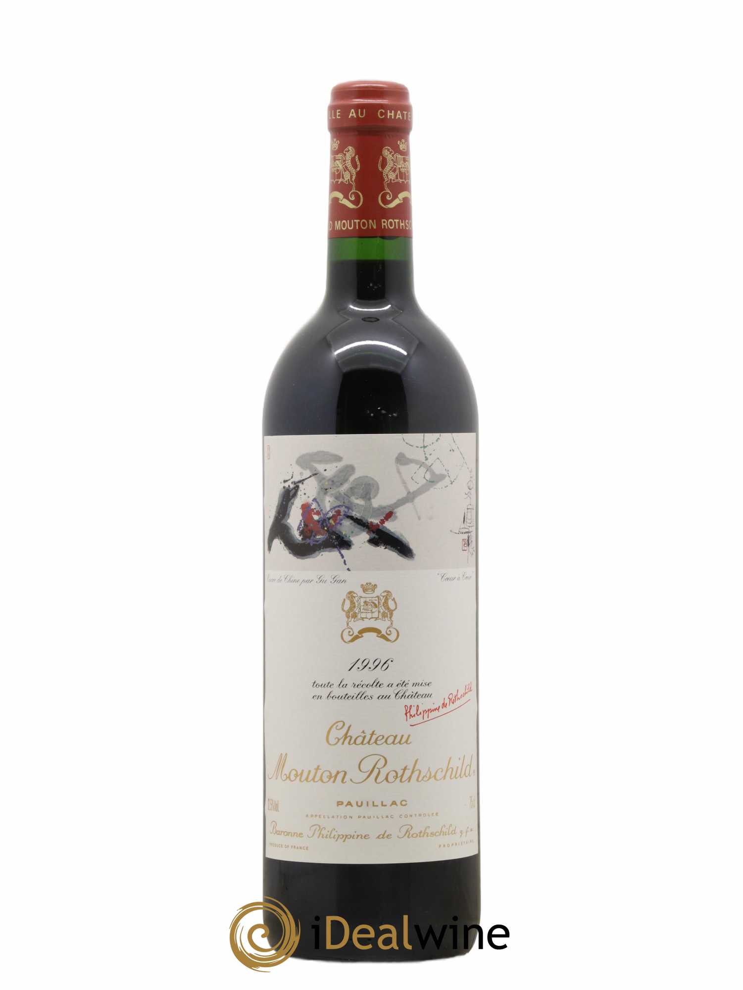 Château Mouton Rothschild 1er Grand Cru Classé 1996 - Lot de 1 bouteille - 0