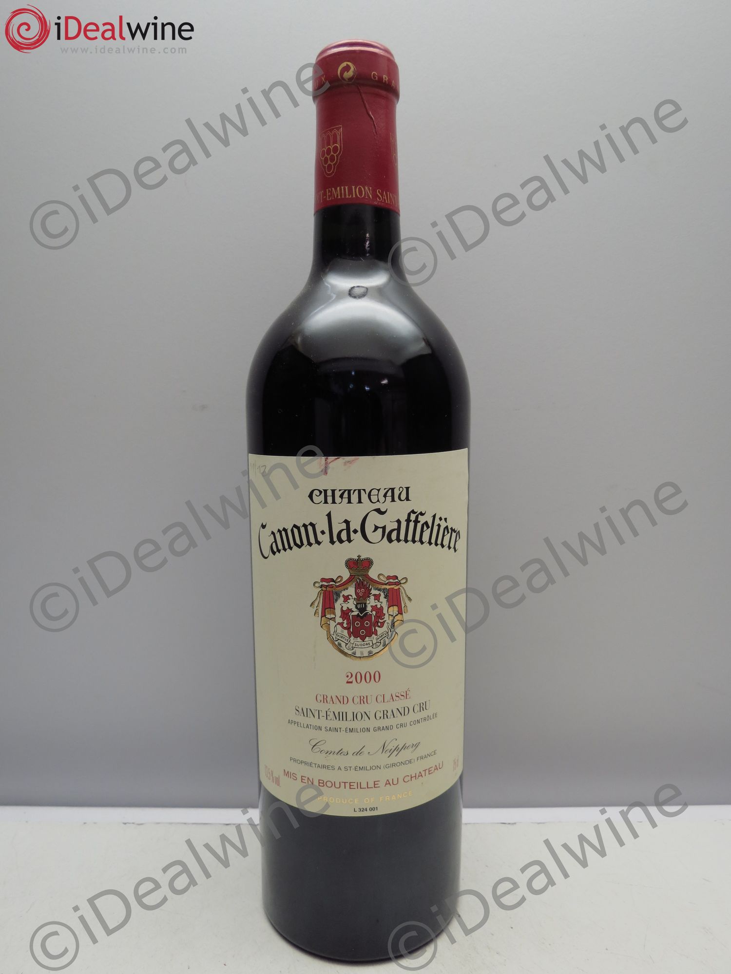Château Canon la Gaffelière 1er Grand Cru Classé B (Trace crayon) 2000 - Lot de 1 bouteille - 0