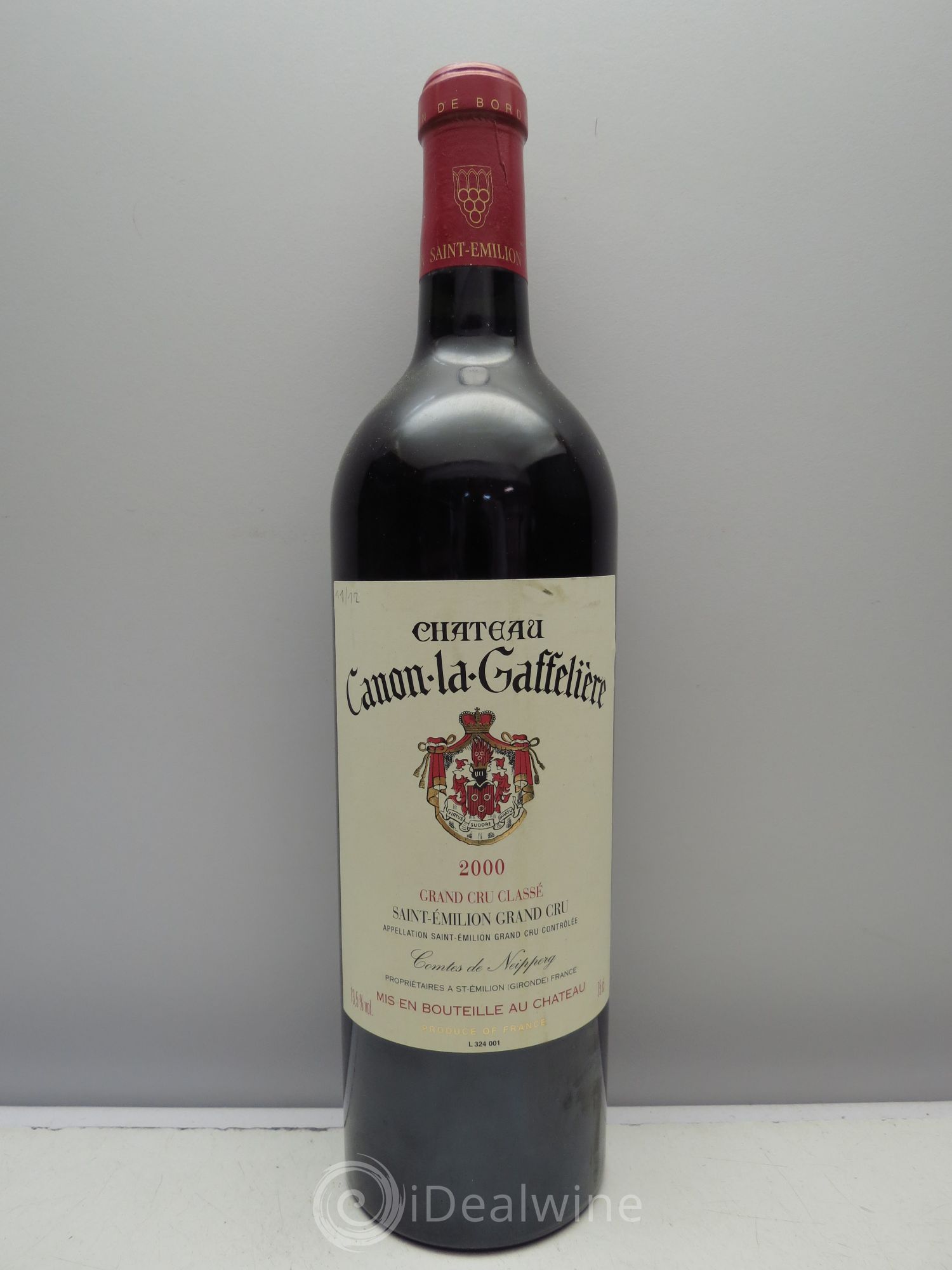 Château Canon la Gaffelière 1er Grand Cru Classé B (Trace Crayon) 2000 - Lot de 1 bouteille - 0