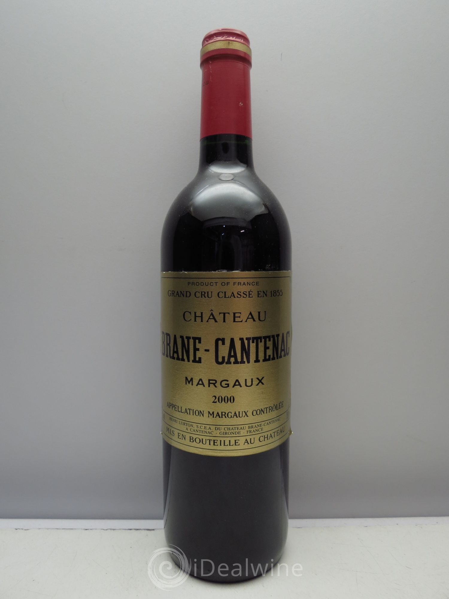 Château Brane Cantenac 2ème Grand Cru Classé 2000 - Lot de 1 bouteille - 0