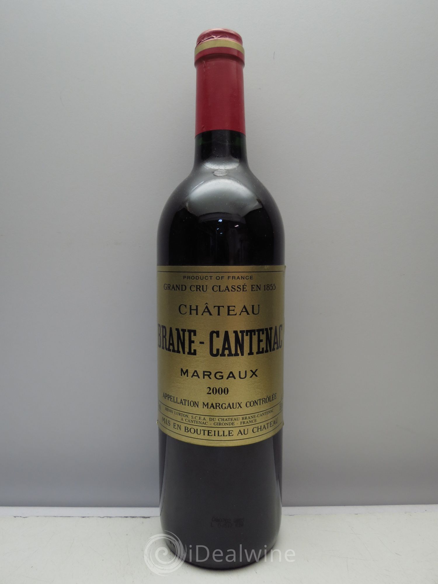 Château Brane Cantenac 2ème Grand Cru Classé 2000 - Lot de 1 bouteille - 0