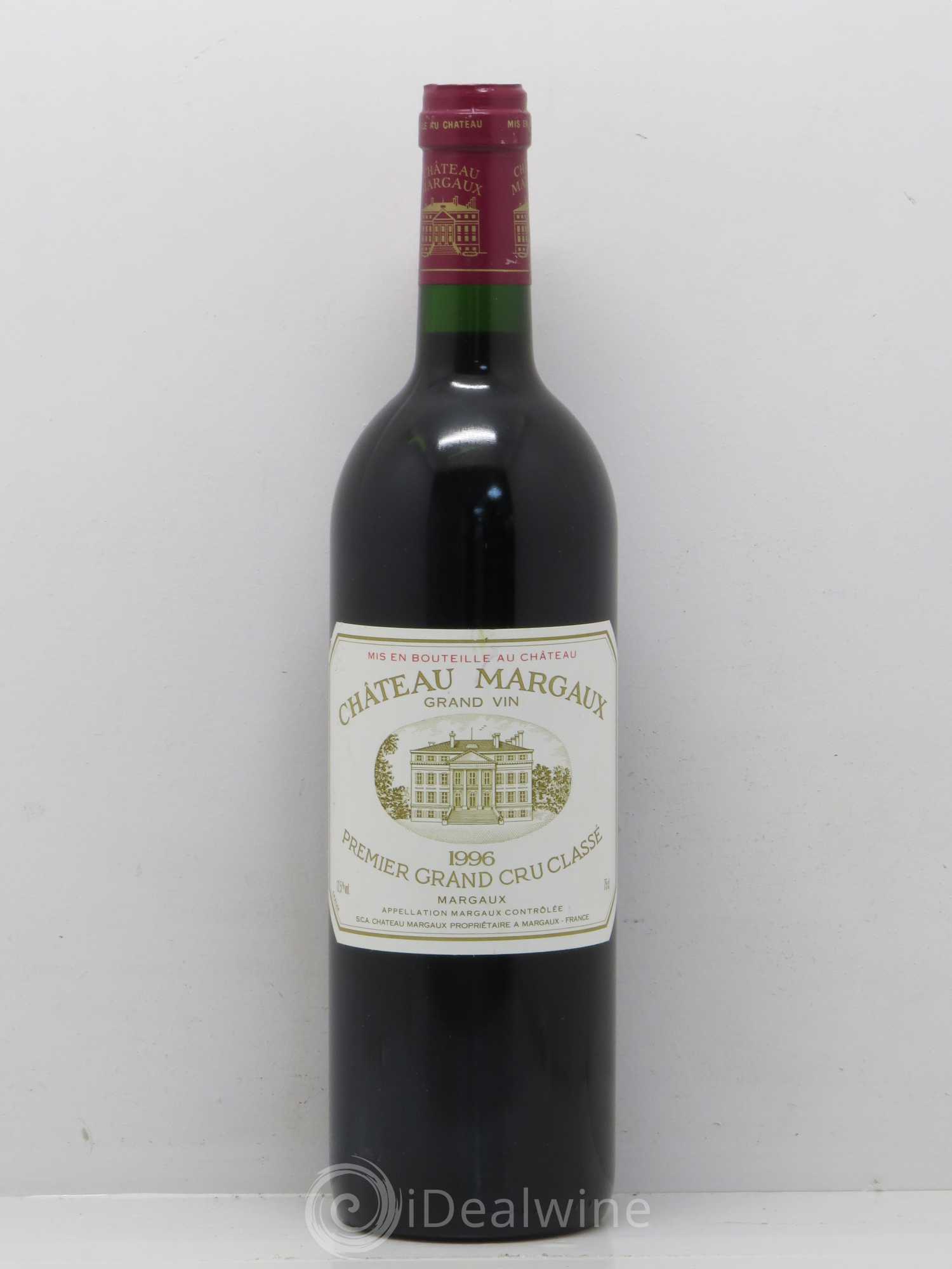 Château Margaux 1er Grand Cru Classé 1996 - Lot de 1 bouteille - 0