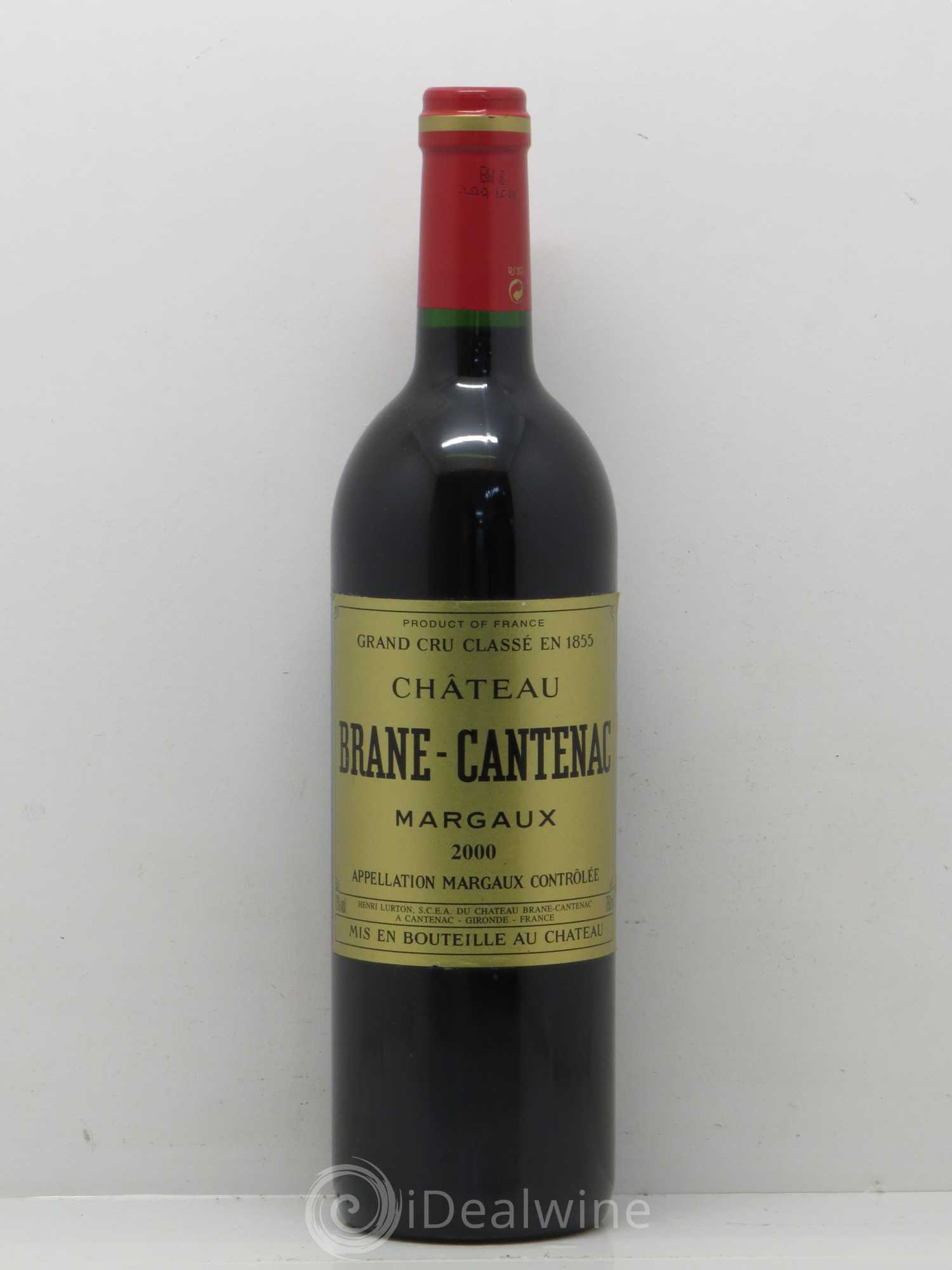 Château Brane Cantenac 2ème Grand Cru Classé 2000 - Lotto di 1 bottiglia - 0