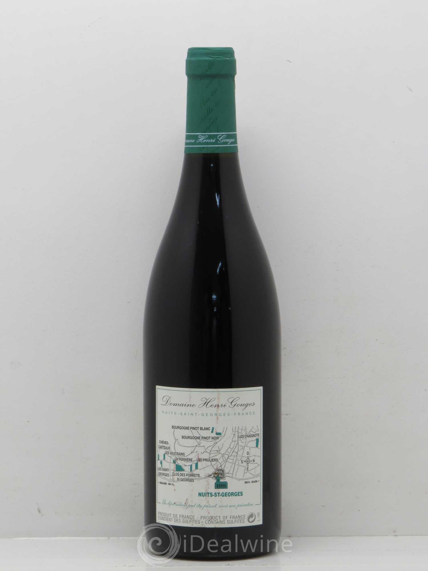 Nuits-Saint-Georges 1er Cru Les Saints Georges Henri Gouges 2003 - Posten von 1 Flasche - 1