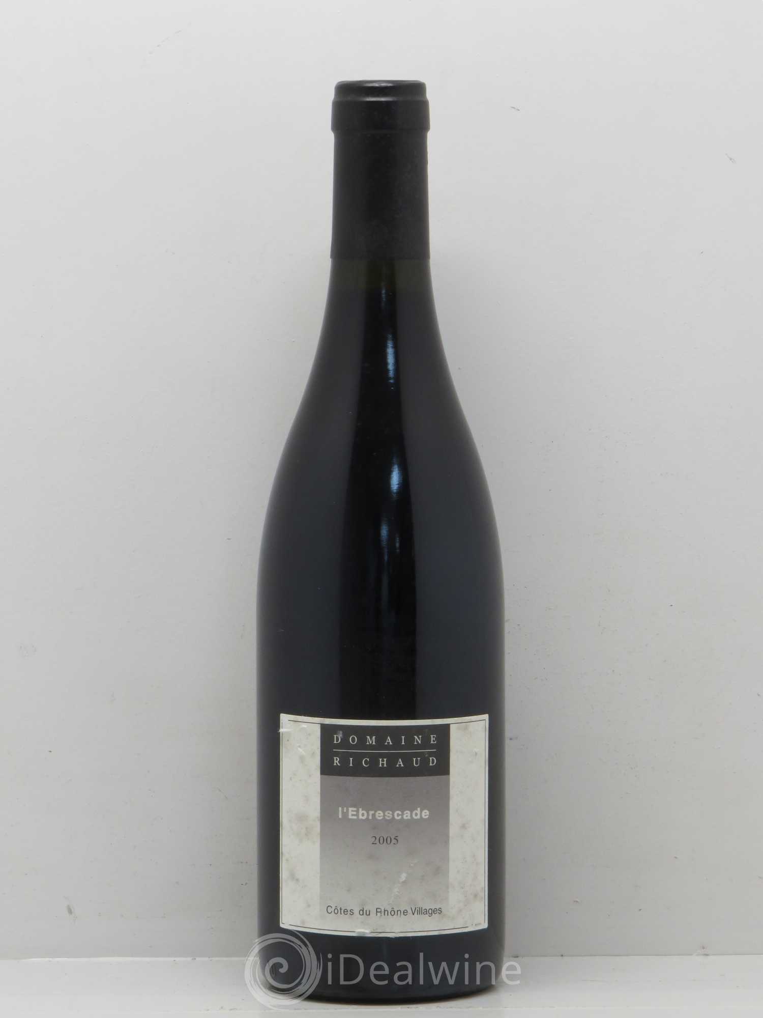 Cairanne Ebrescade Marcel Richaud 2005 - Lot de 1 bouteille - 0