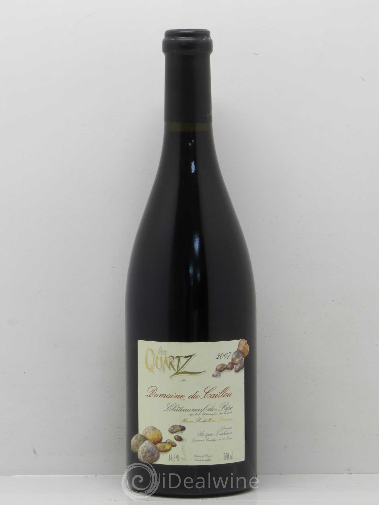 Châteauneuf-du-Pape Les Quartz Clos du Caillou 2007 - Lot de 1 bouteille - 0