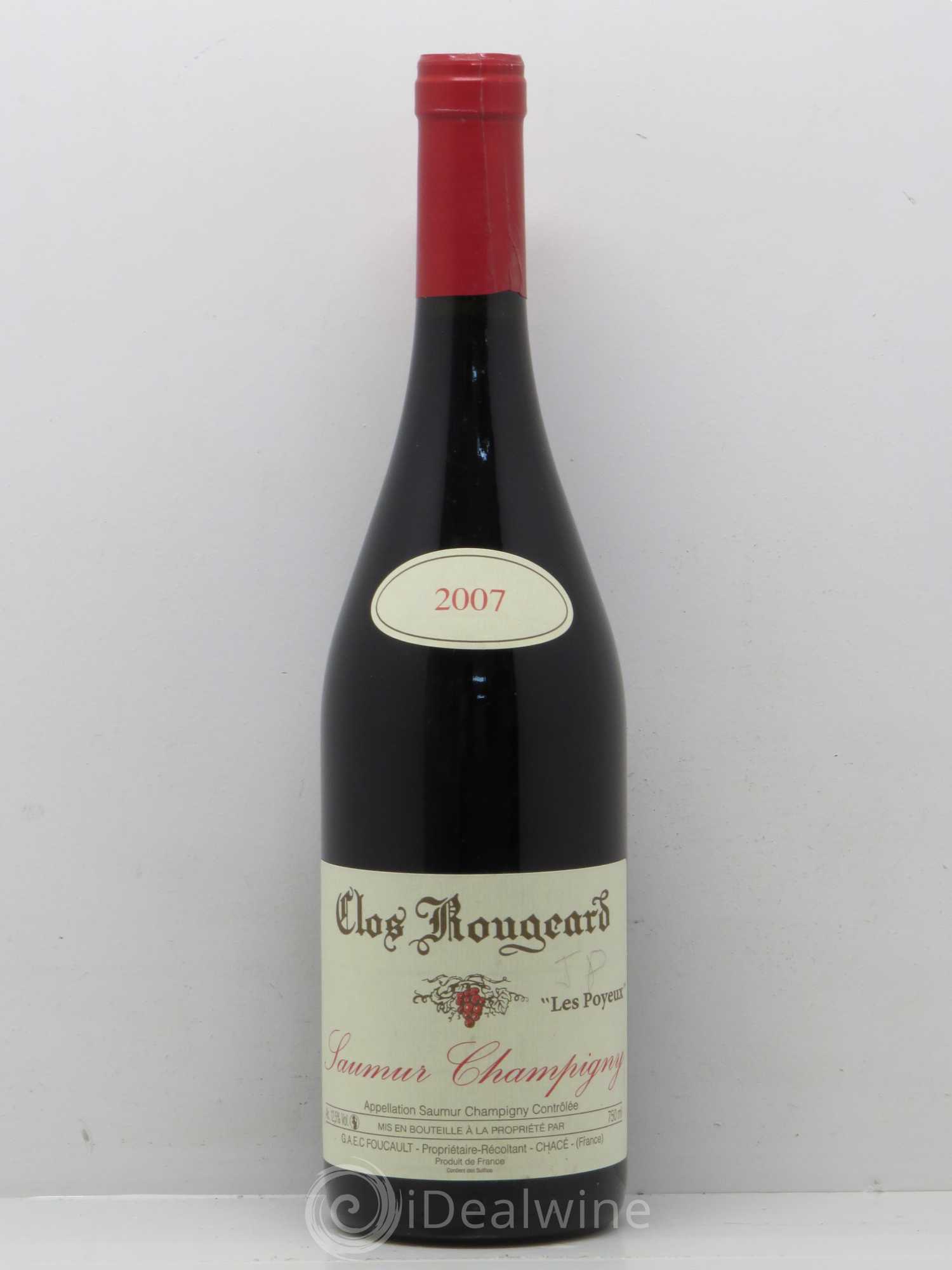 Saumur-Champigny Les Poyeux Clos Rougeard 2007 - Lot de 1 bouteille - 0