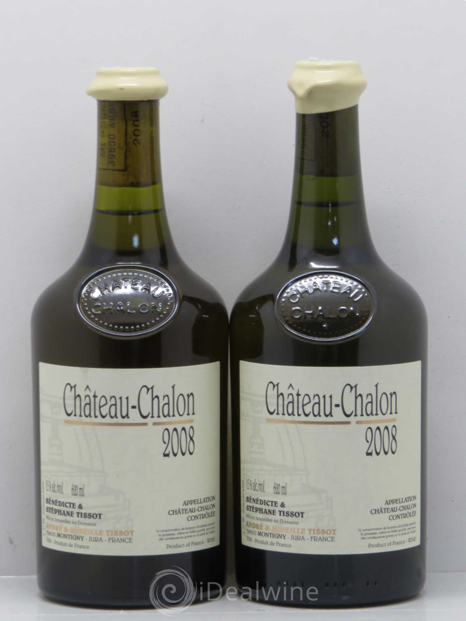 Château-Chalon Bénédicte et Stéphane Tissot 2008 - Lot de 2 bouteilles - 0