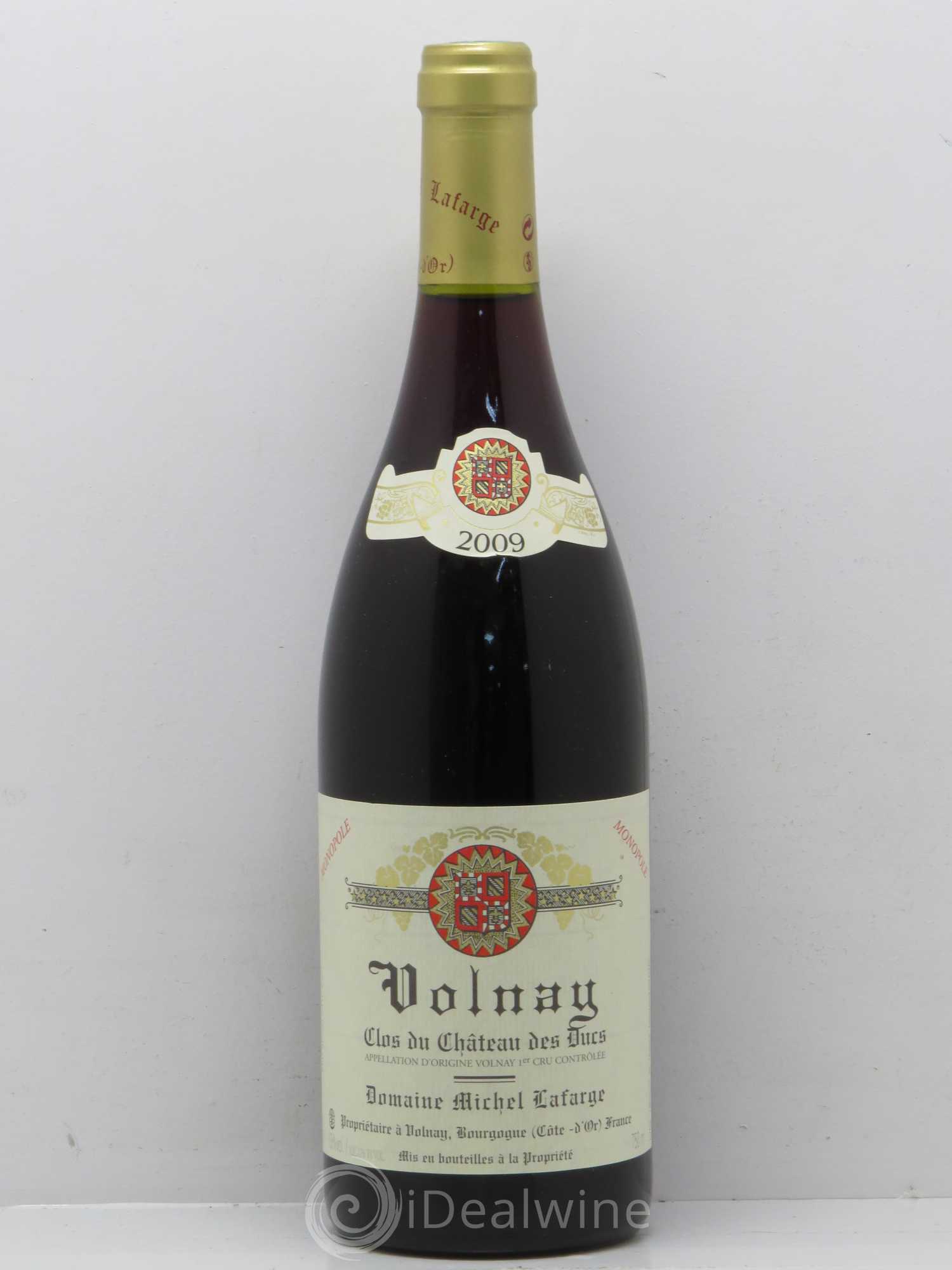 Volnay 1er Cru Clos du Château des Ducs Lafarge (Domaine) 2009 - Lot de 1 bouteille - 0