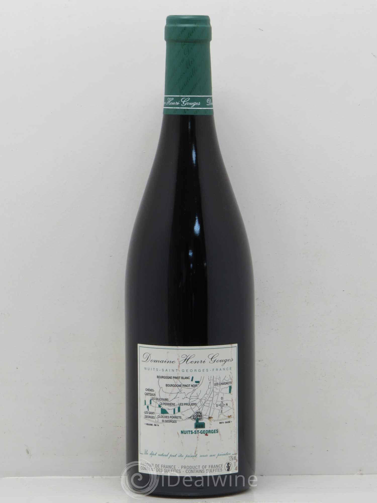 Nuits-Saint-Georges 1er Cru Clos des Porrets St Georges Henri Gouges 2010 - Posten von 1 Flasche - 1