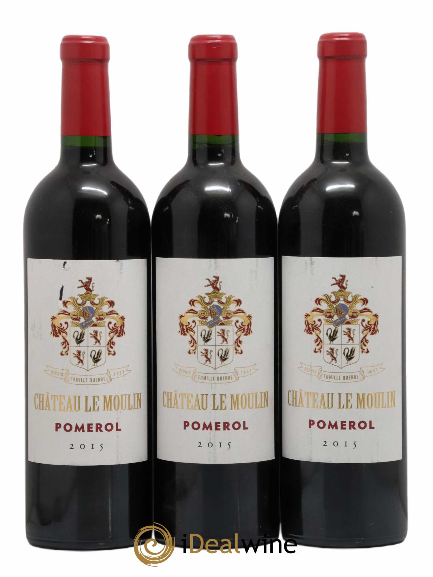 Château le Moulin 2015 - Lot de 3 bouteilles - 0
