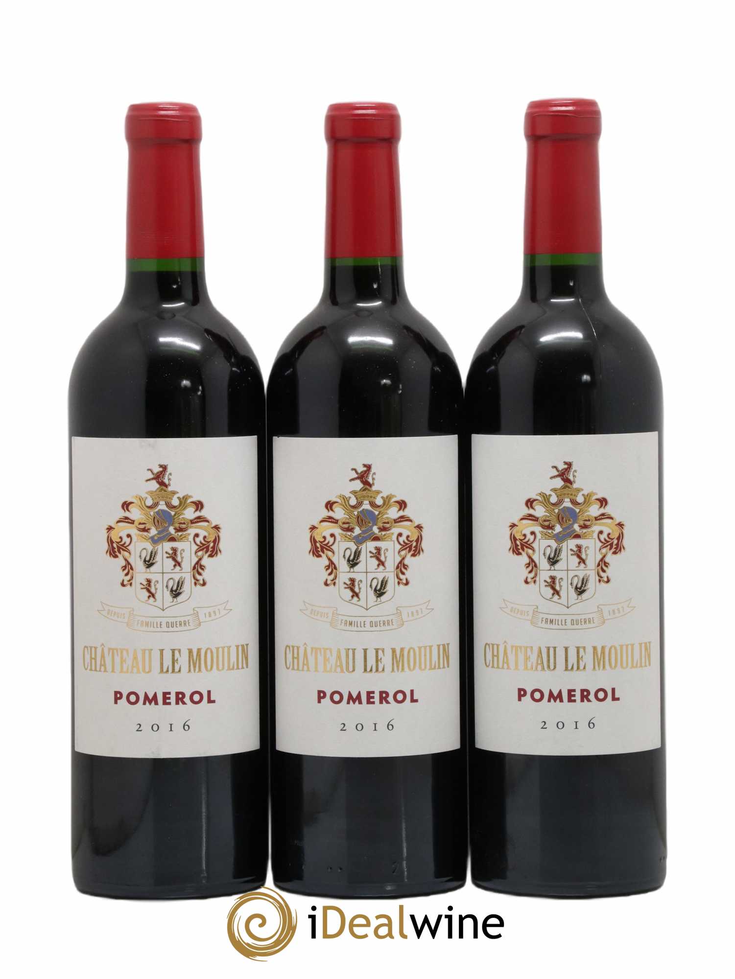 Château le Moulin 2016 - Lot de 3 bouteilles - 0