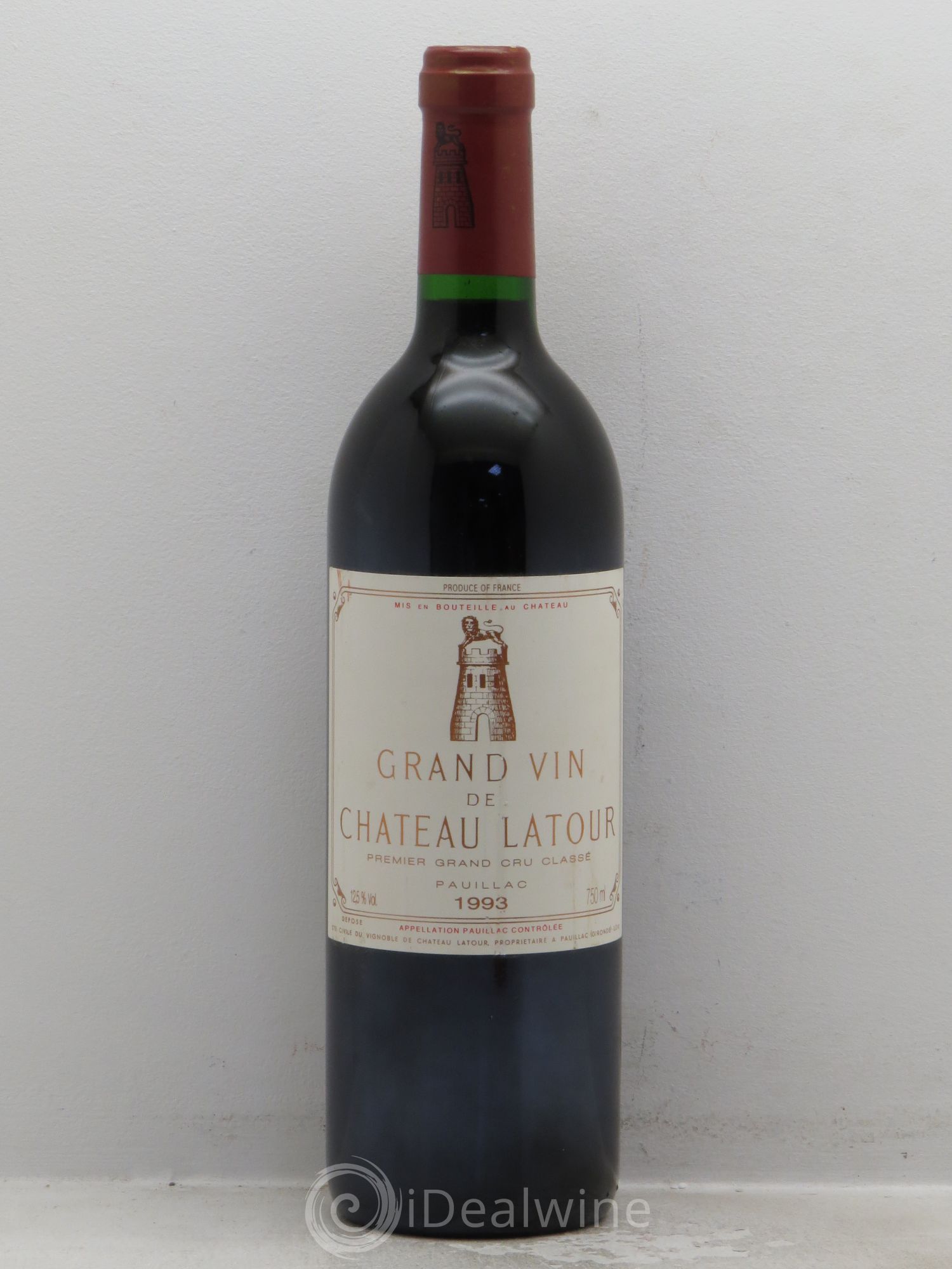 Château Latour 1er Grand Cru Classé 1993 - Lot de 1 bouteille - 0