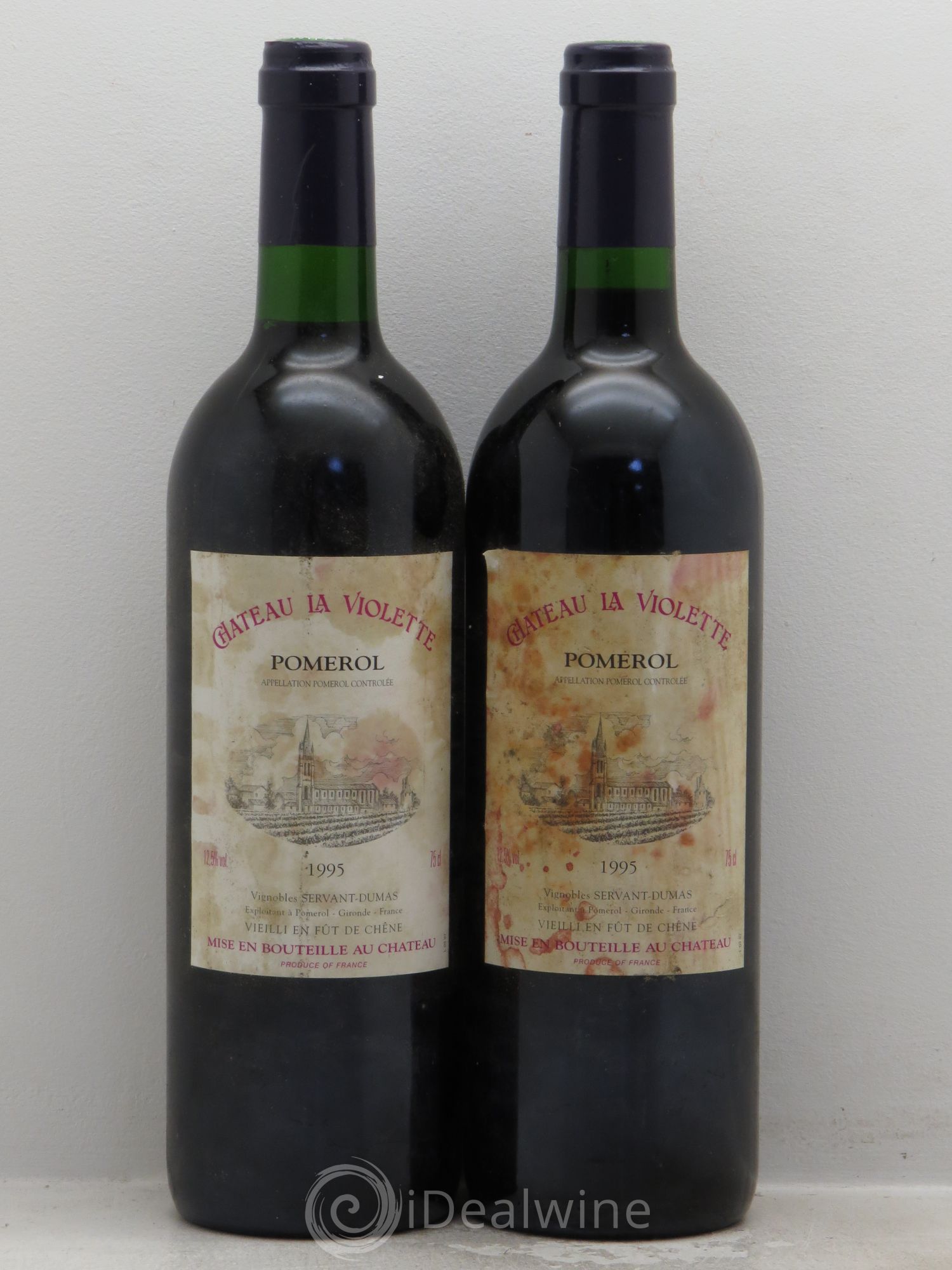 Château la Violette 1995 - Lot de 2 bouteilles - 0