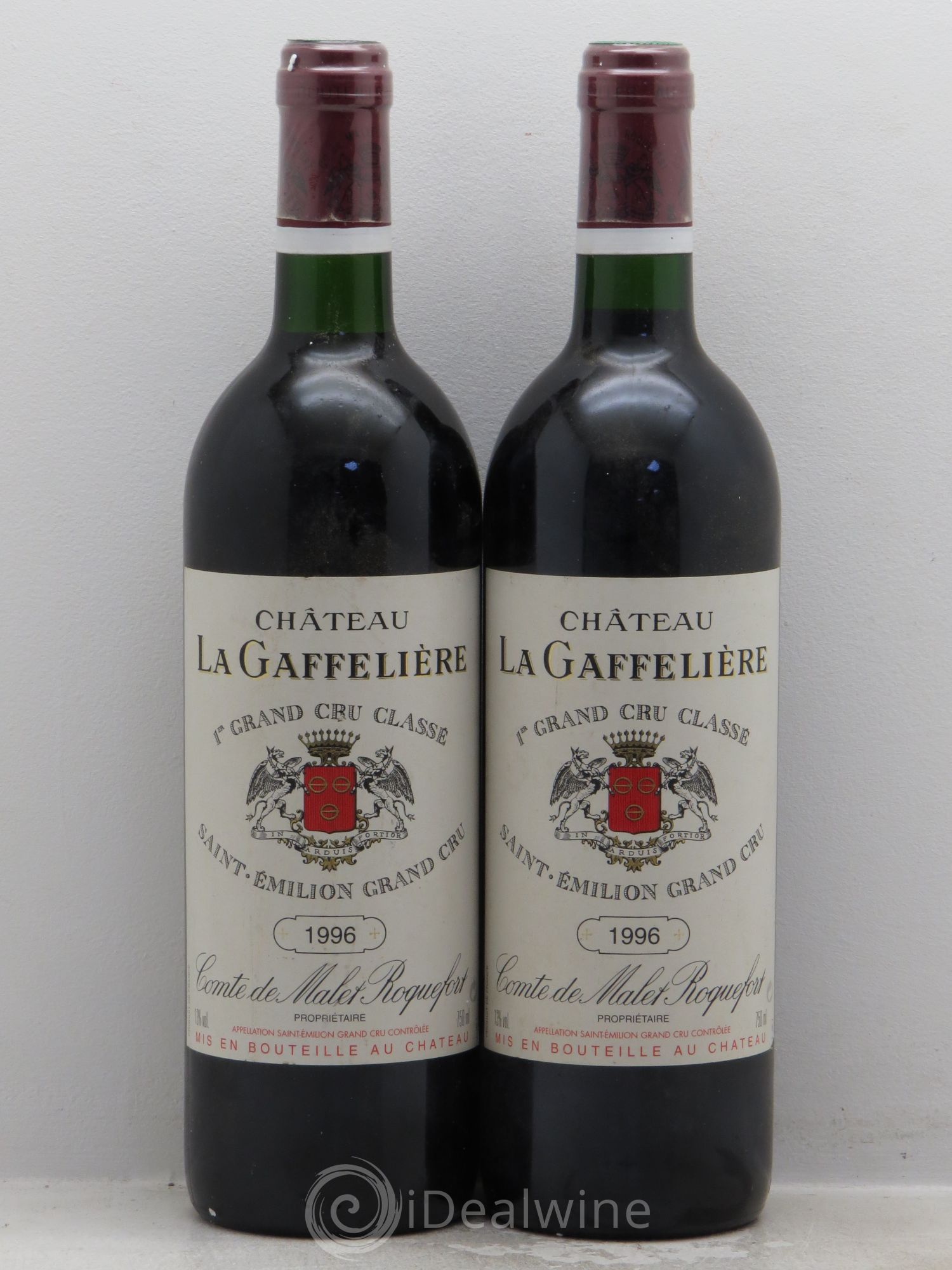 Château la Gaffelière 1er Grand Cru Classé B 1996 - Lot de 2 bouteilles - 0