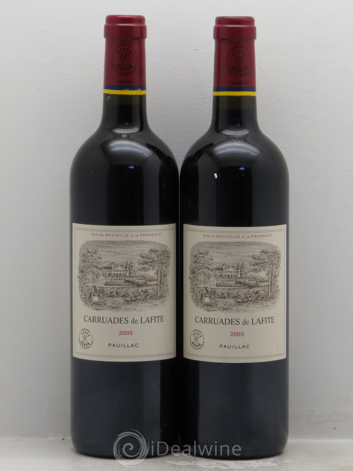 Carruades de Lafite Rothschild Second Vin 2005 - Lot de 2 bouteilles - 0