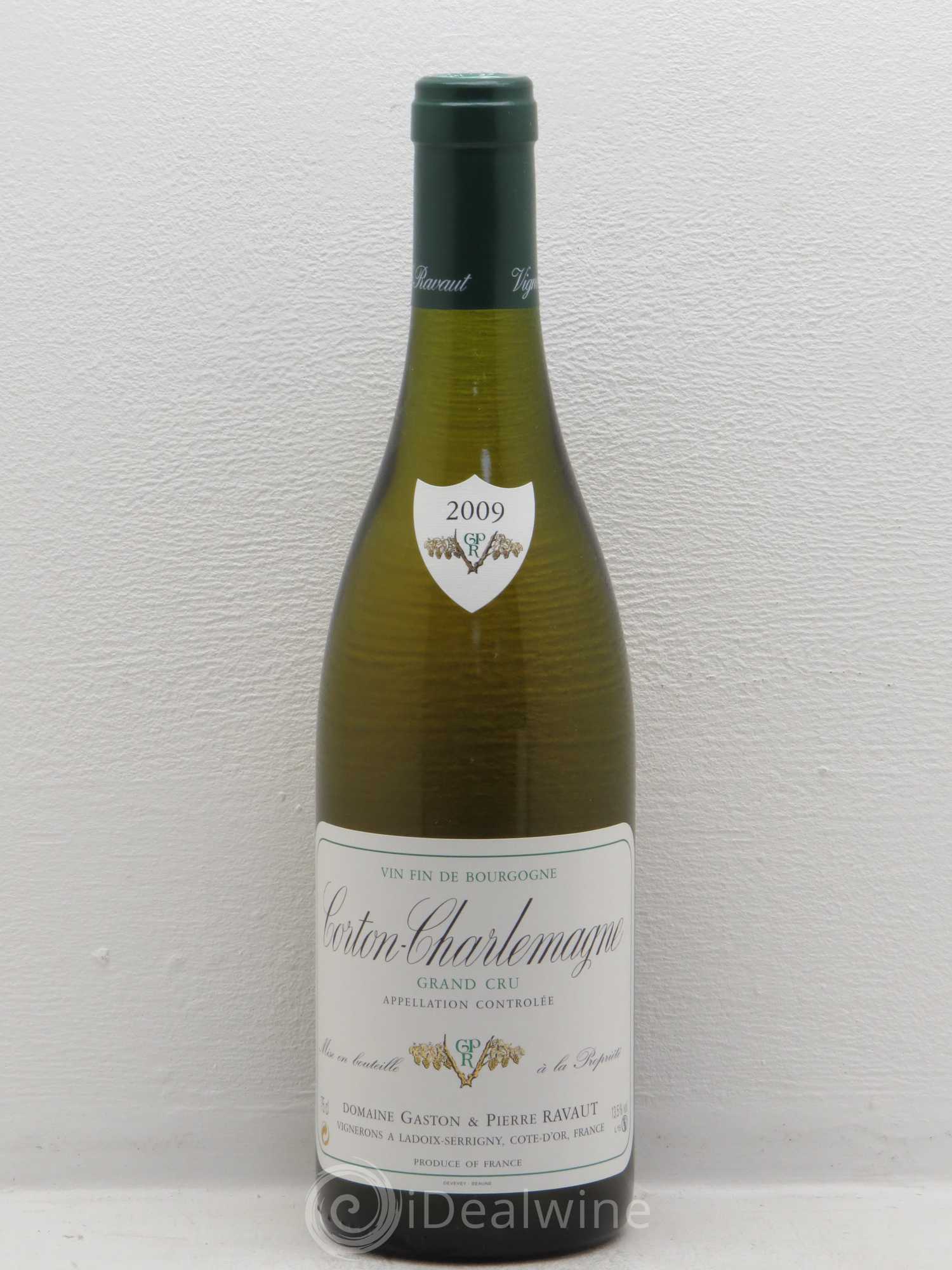 Corton-Charlemagne Grand Cru Ravaut G et P 2009 - Lot de 1 bouteille - 0