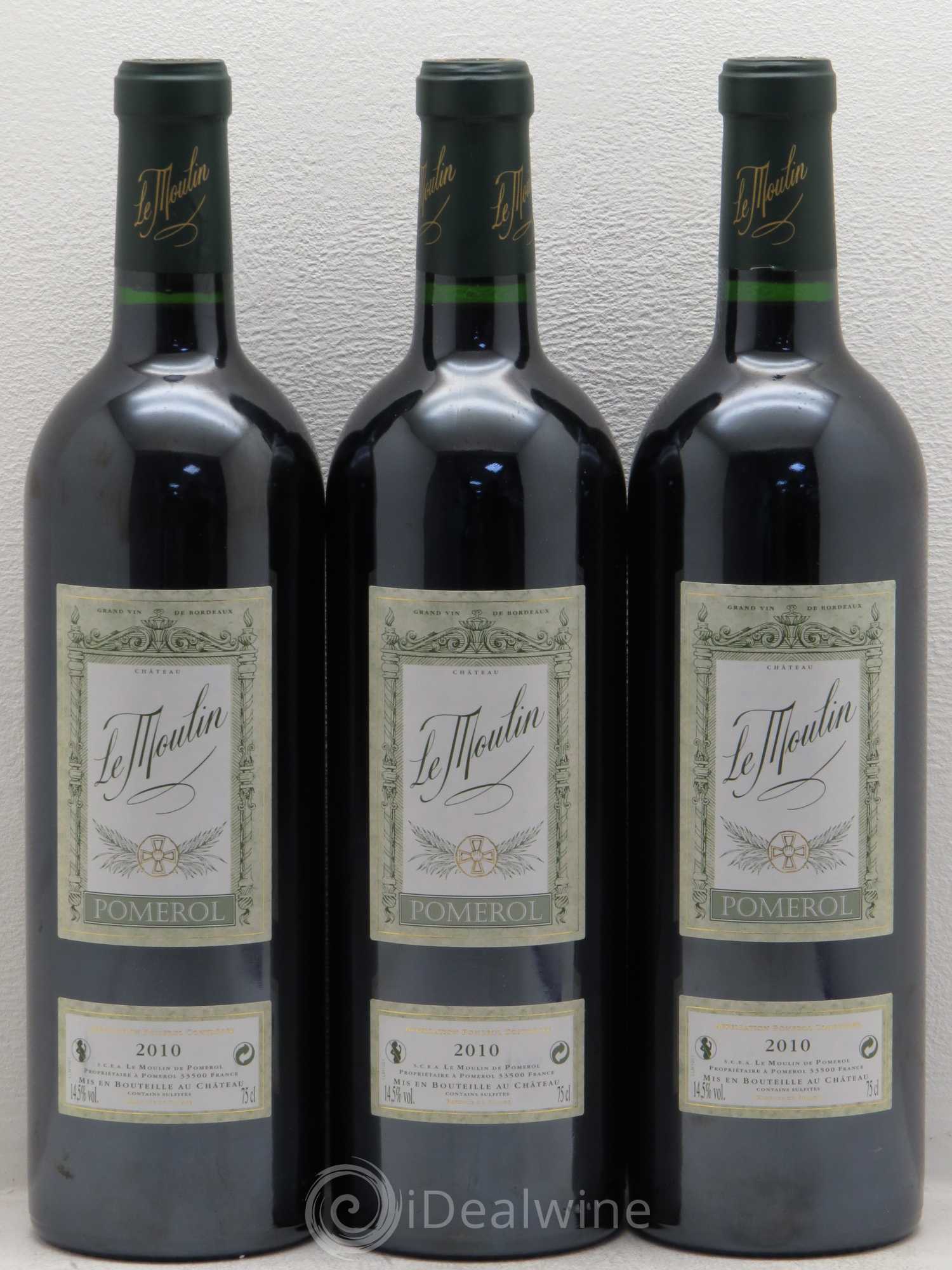 Château le Moulin 2010 - Lot de 6 bouteilles - 1