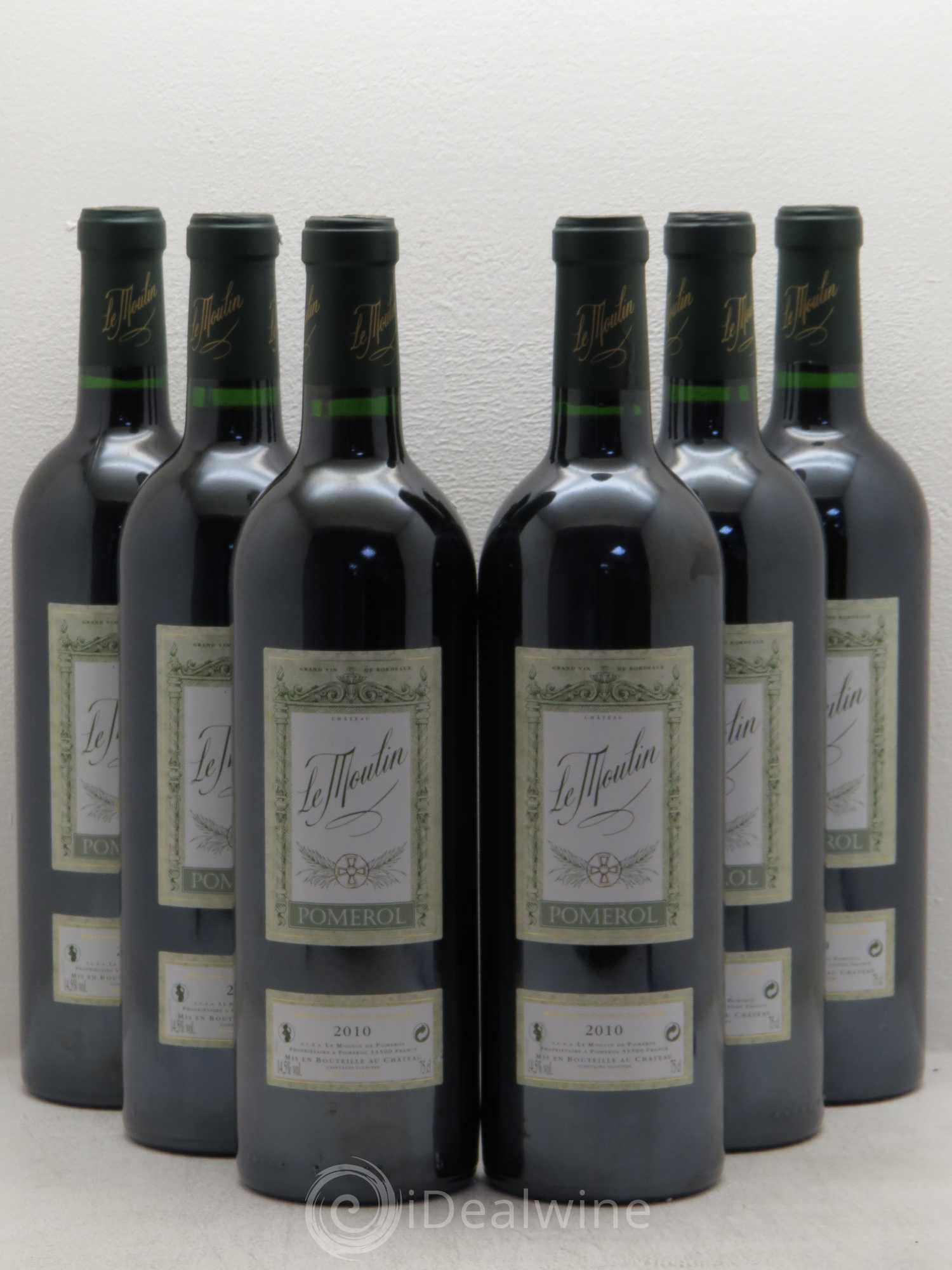 Château le Moulin 2010 - Lot de 6 bouteilles - 0