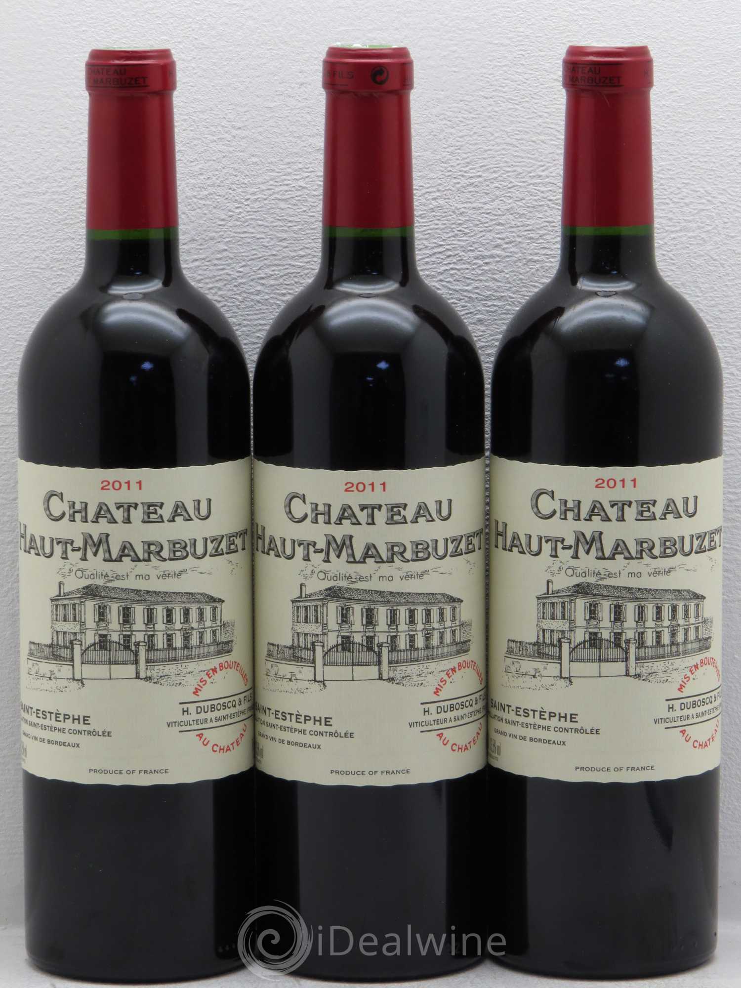 Château Haut Marbuzet 2011 - Lot de 6 bouteilles - 1