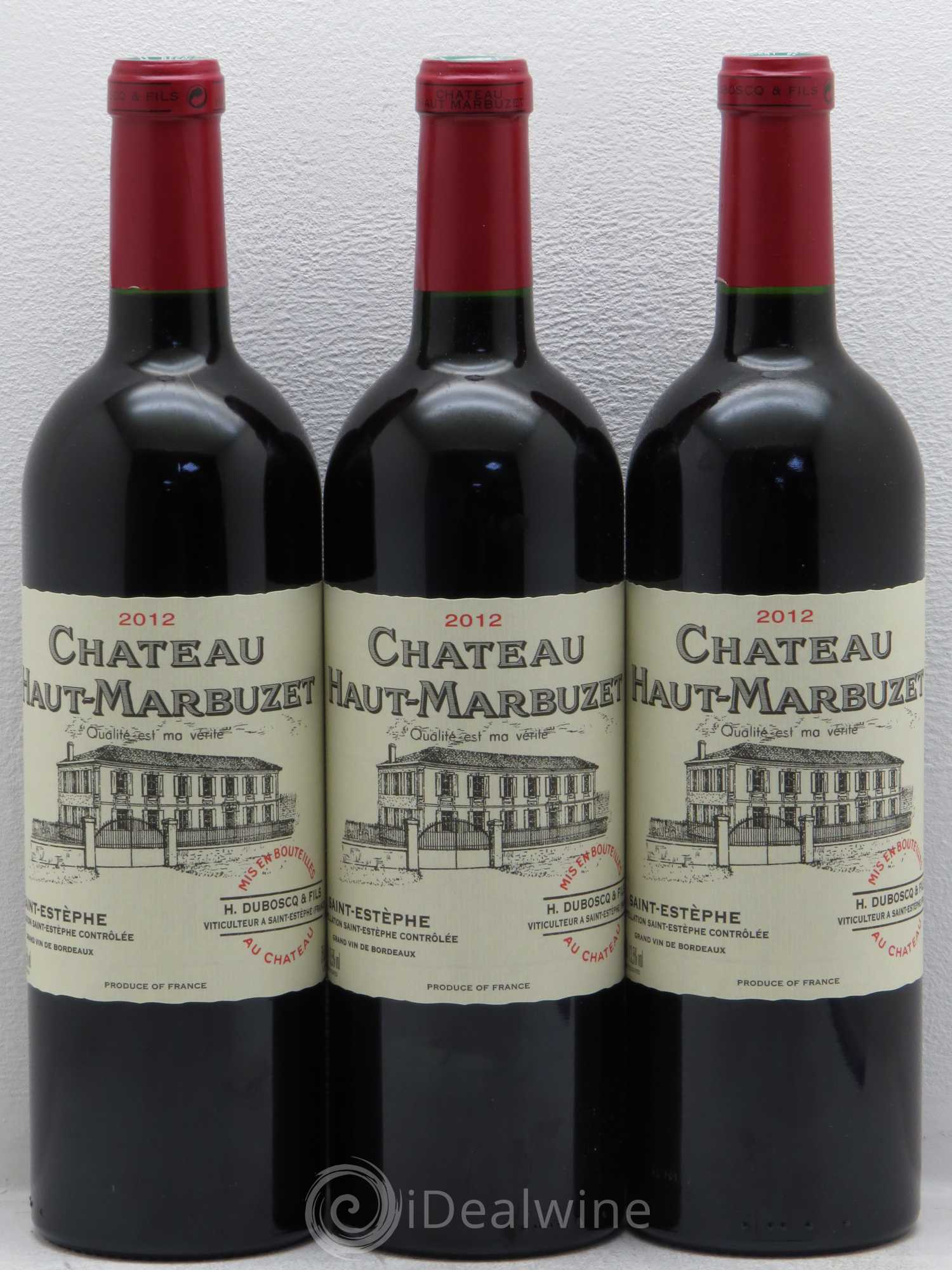 Château Haut Marbuzet 2012 - Lot de 6 bouteilles - 2