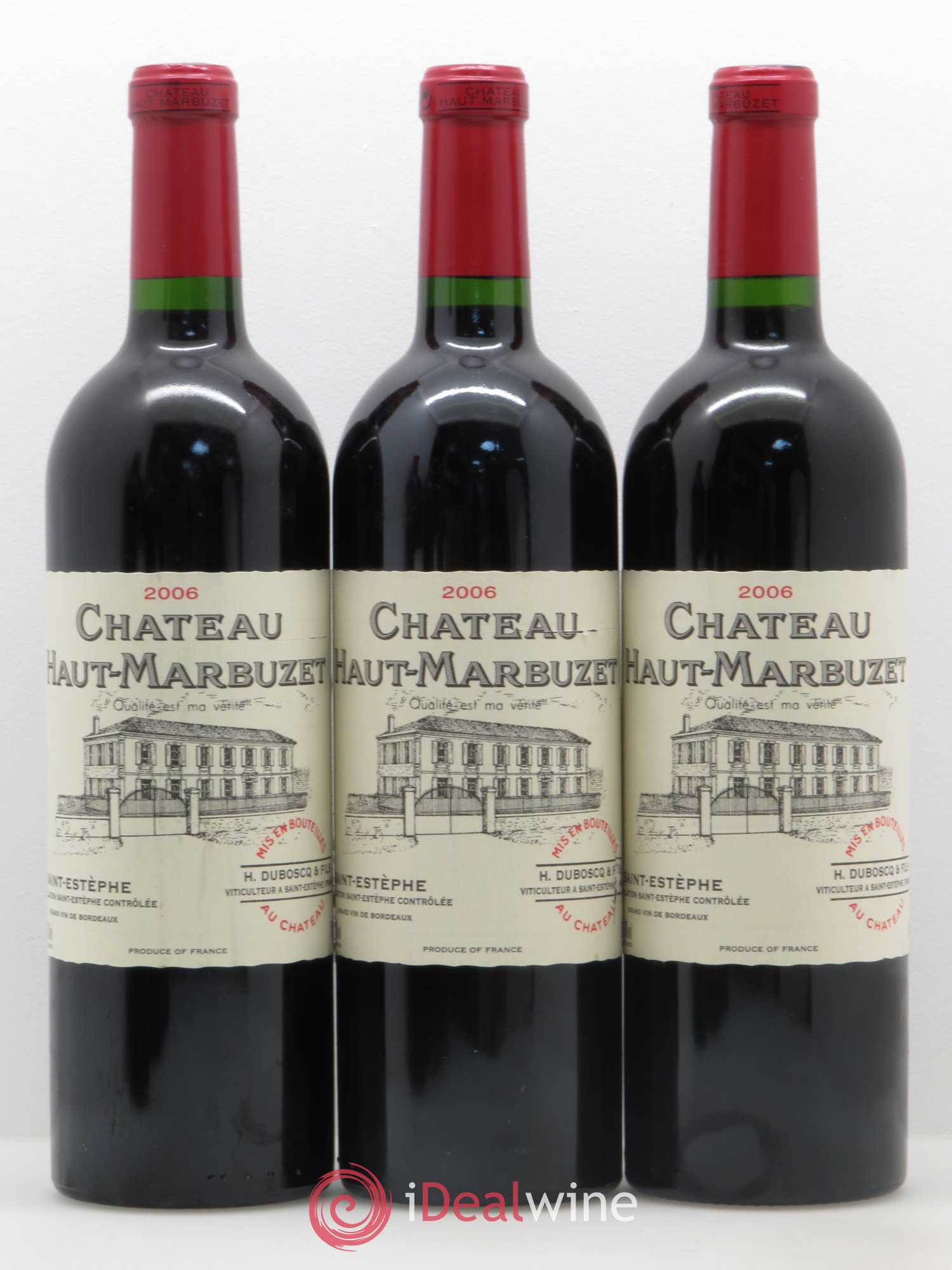 Château Haut Marbuzet 2006 - Lot de 6 bouteilles - 1