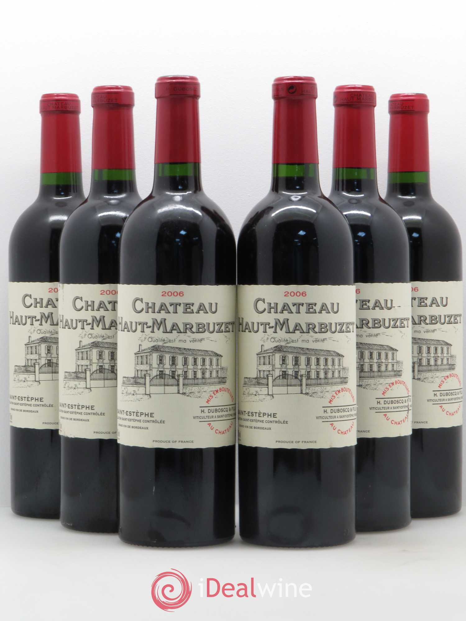 Château Haut Marbuzet 2006 - Lot de 6 bouteilles - 0