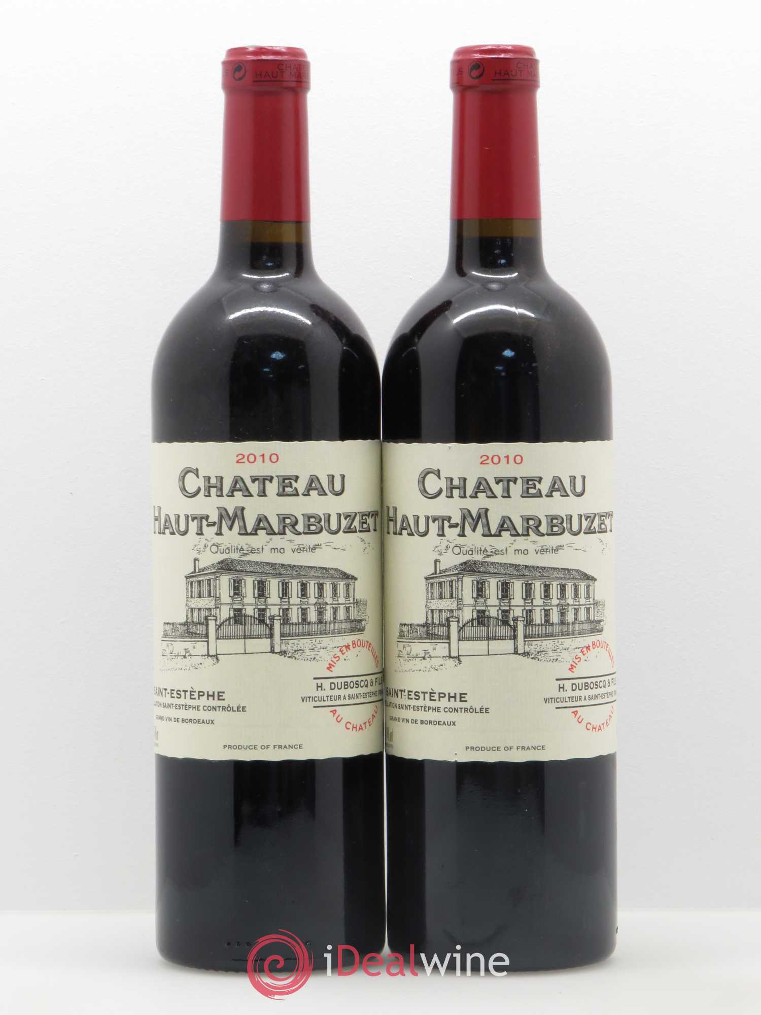 Château Haut Marbuzet 2010 - Lot de 5 bouteilles - 2