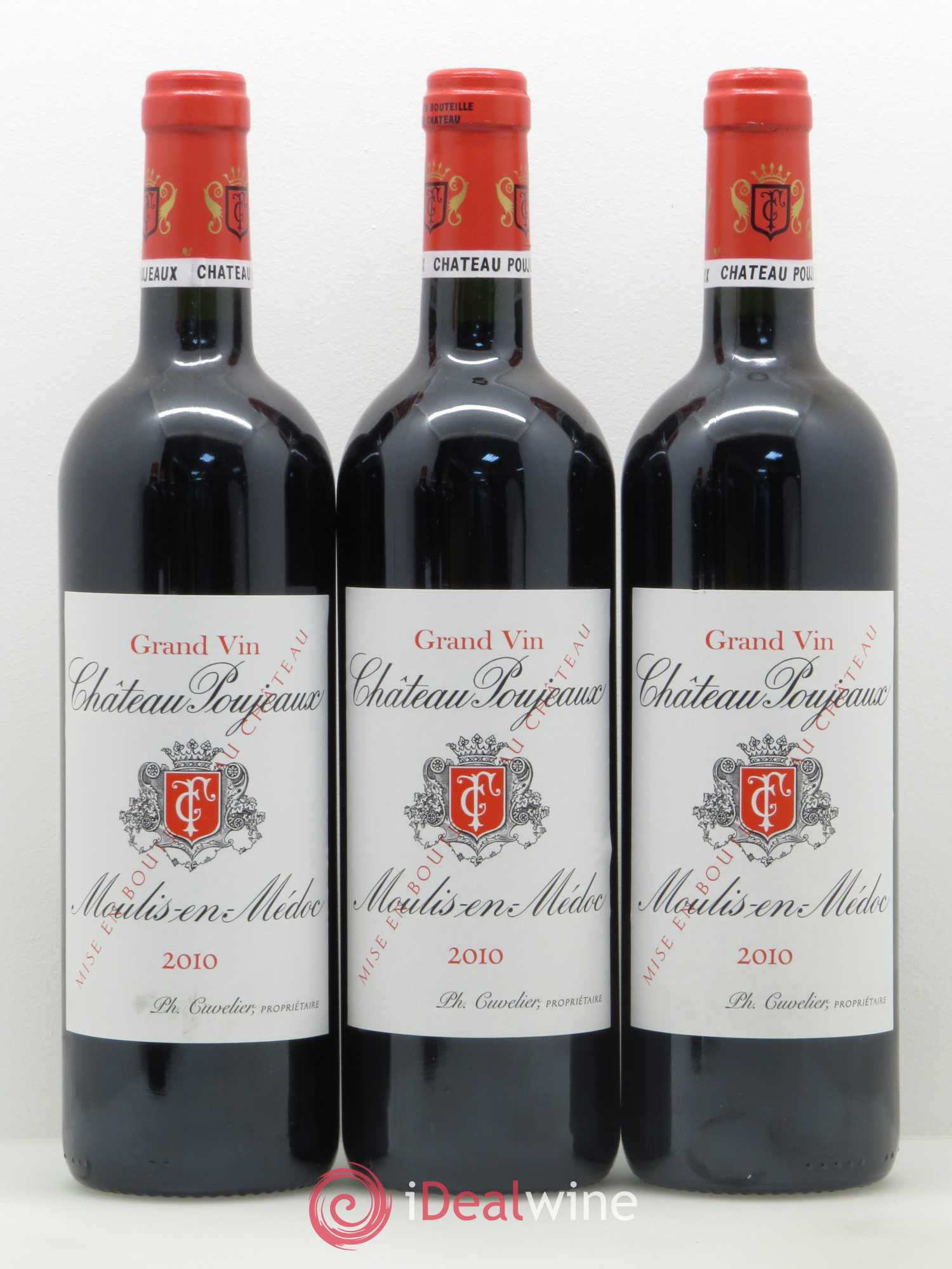 Château Poujeaux 2010 - Lot de 6 bouteilles - 1
