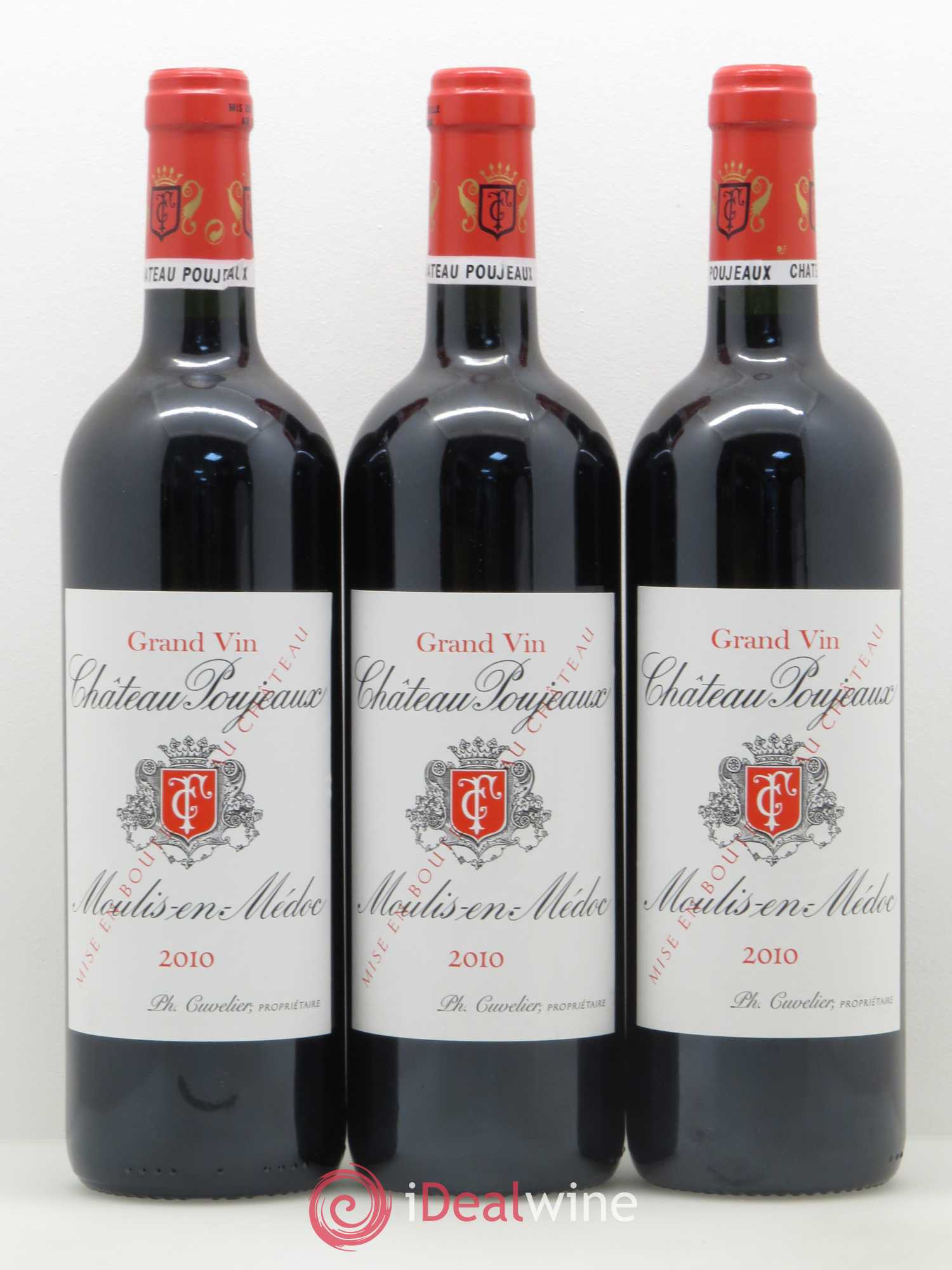 Château Poujeaux 2010 - Lot de 6 bouteilles - 2