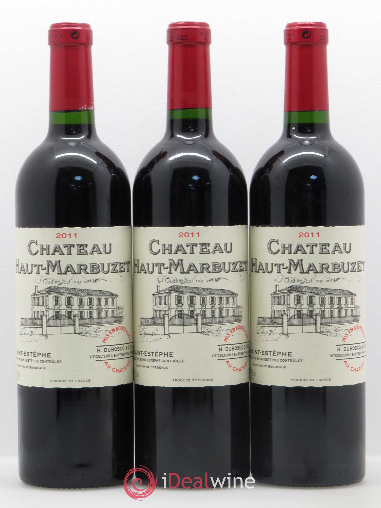 Château Haut Marbuzet 2011 - Lot de 3 bouteilles - 0
